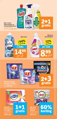 Albert Heijn folder week 41 - Voorbeeld van een folder van Albert Heijn, geldig van 05-10-2026 | Pagina: 32 | Producten: Servies, Kan, Allesreiniger, Geur