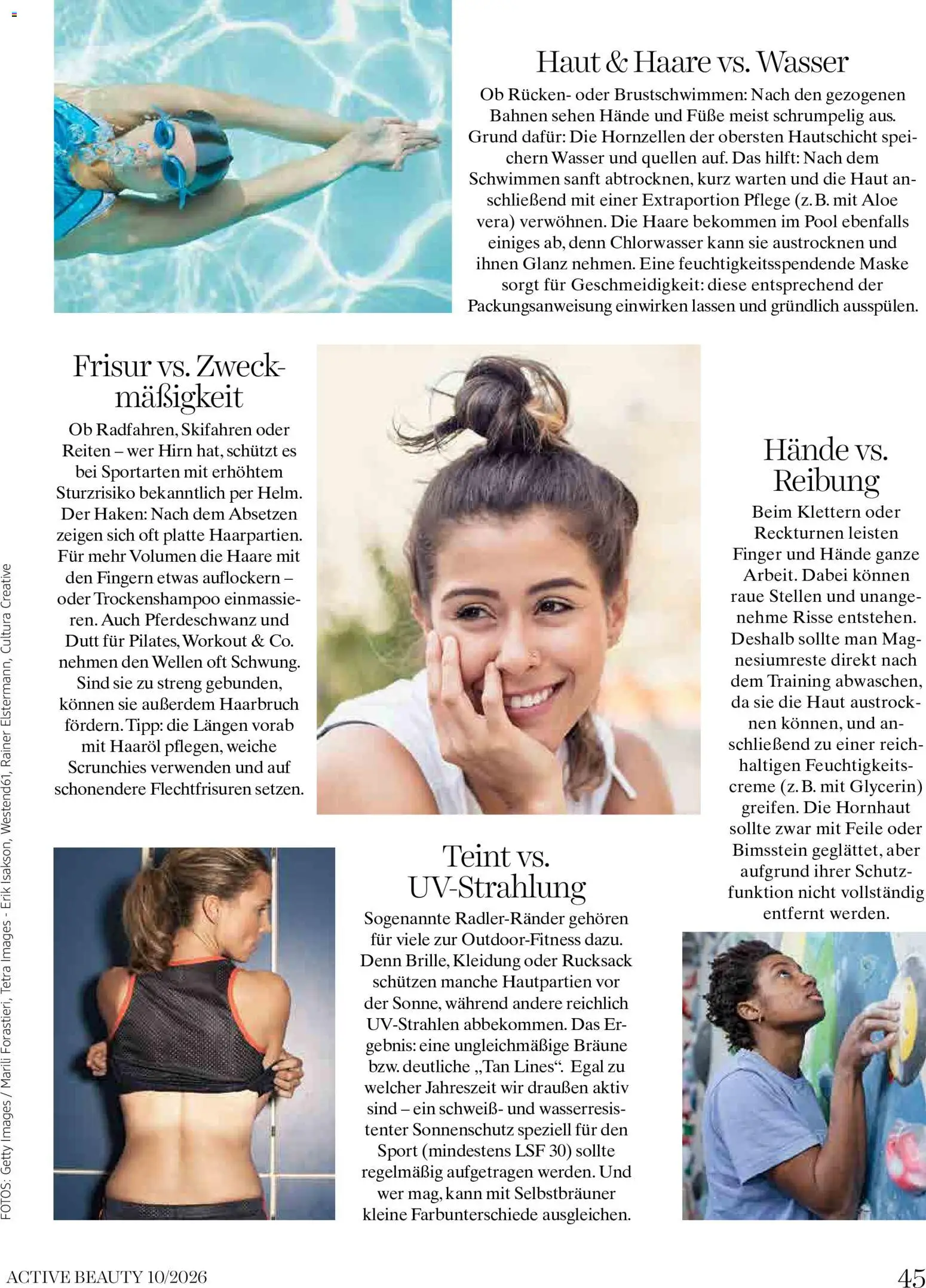 dm drogerie markt Magazin October 2026 gültig ab 01.10.2026 | Seite: 45 | Produkte: Wasser, Rucksack, Haaröl, Maske