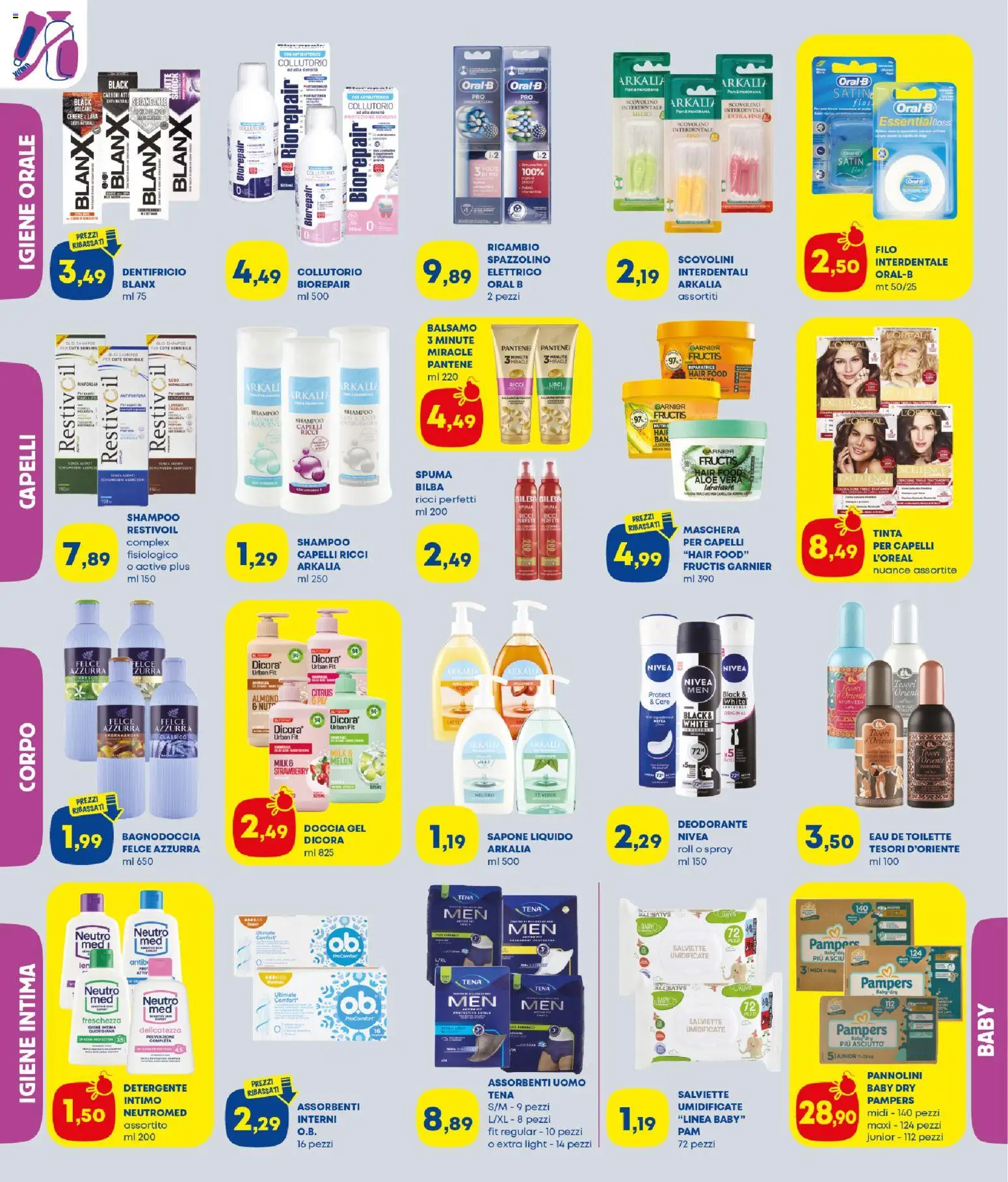 Volantino Panorama del 21.05.2026 | Pagina: 4 | Prodotti: Shampoo, Detergente, Intimo, Aloe vera
