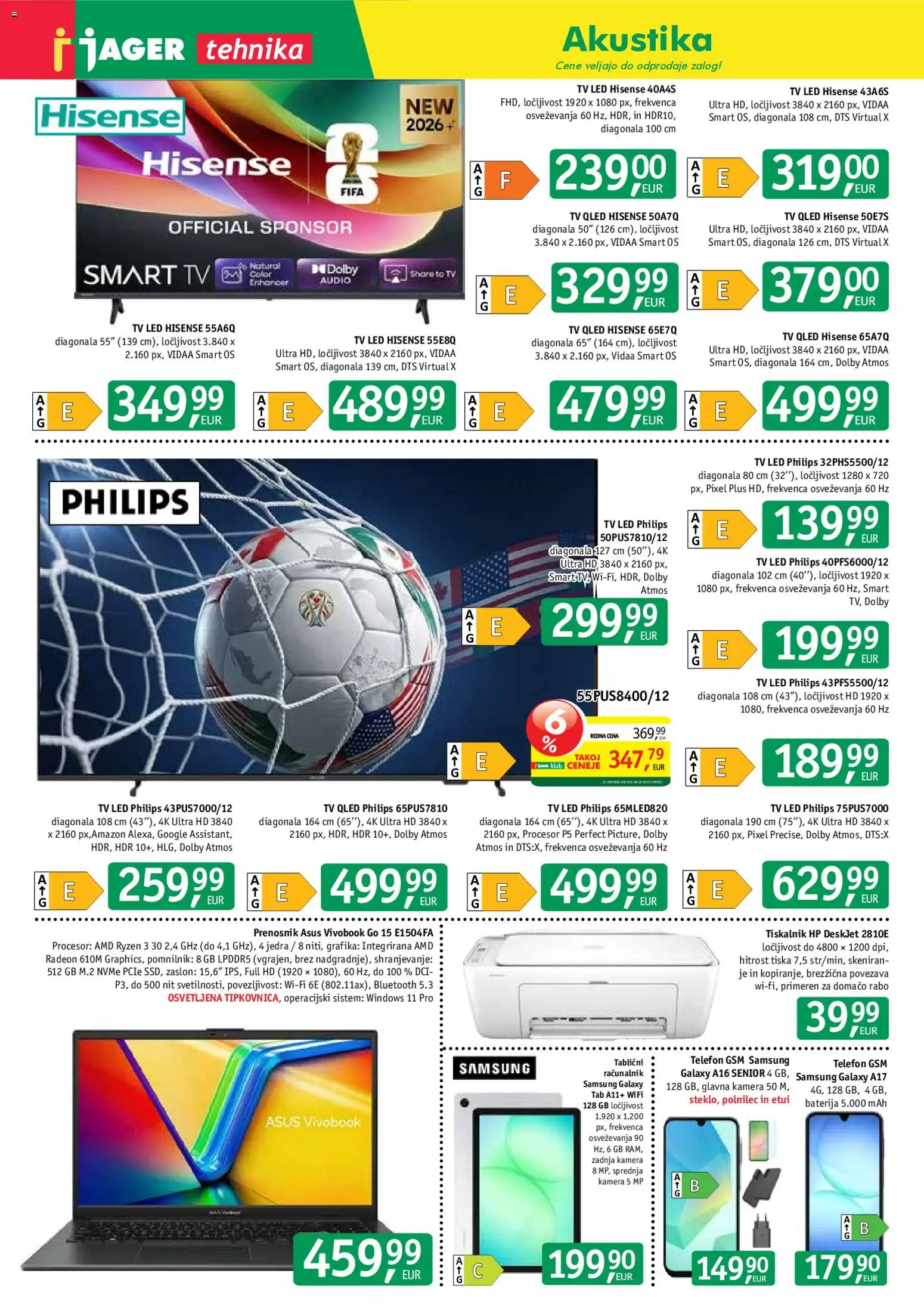 Novi Jager katalog ponudbe – veljaven od 02.09.2026 | Stran: 14 | Izdelki: Baterija, Racunalnik, Tv, Kamera
