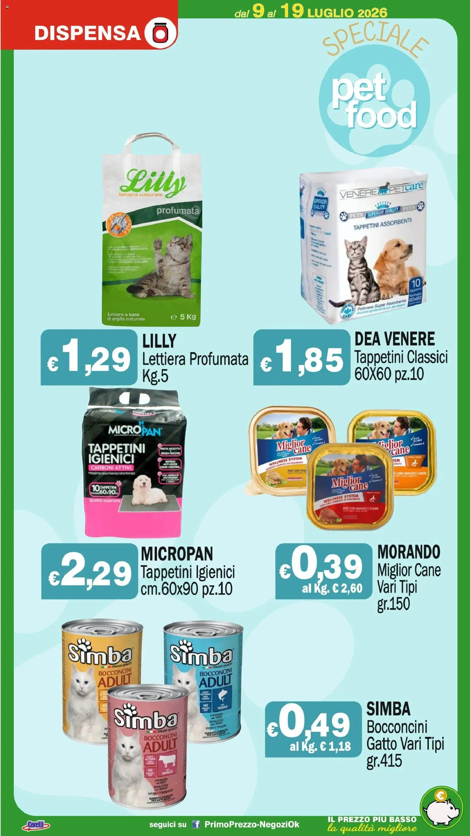 Volantino Primo Prezzo del 09/07/2026 | Pagina: 20