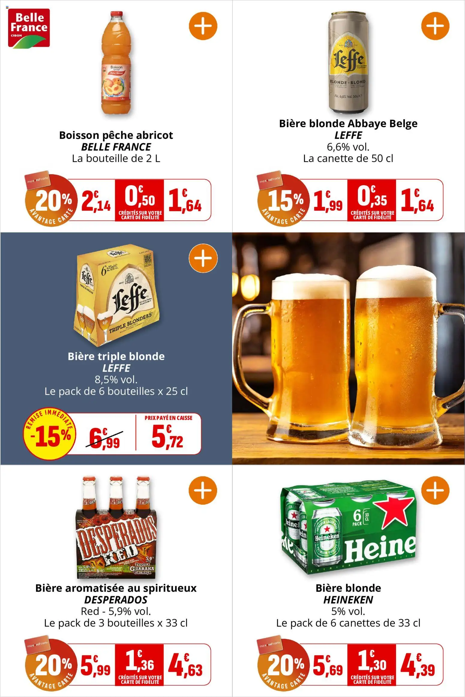 {H1} | Page: 22 | Produits: Abricot, Boisson, Bière triple, Tequila