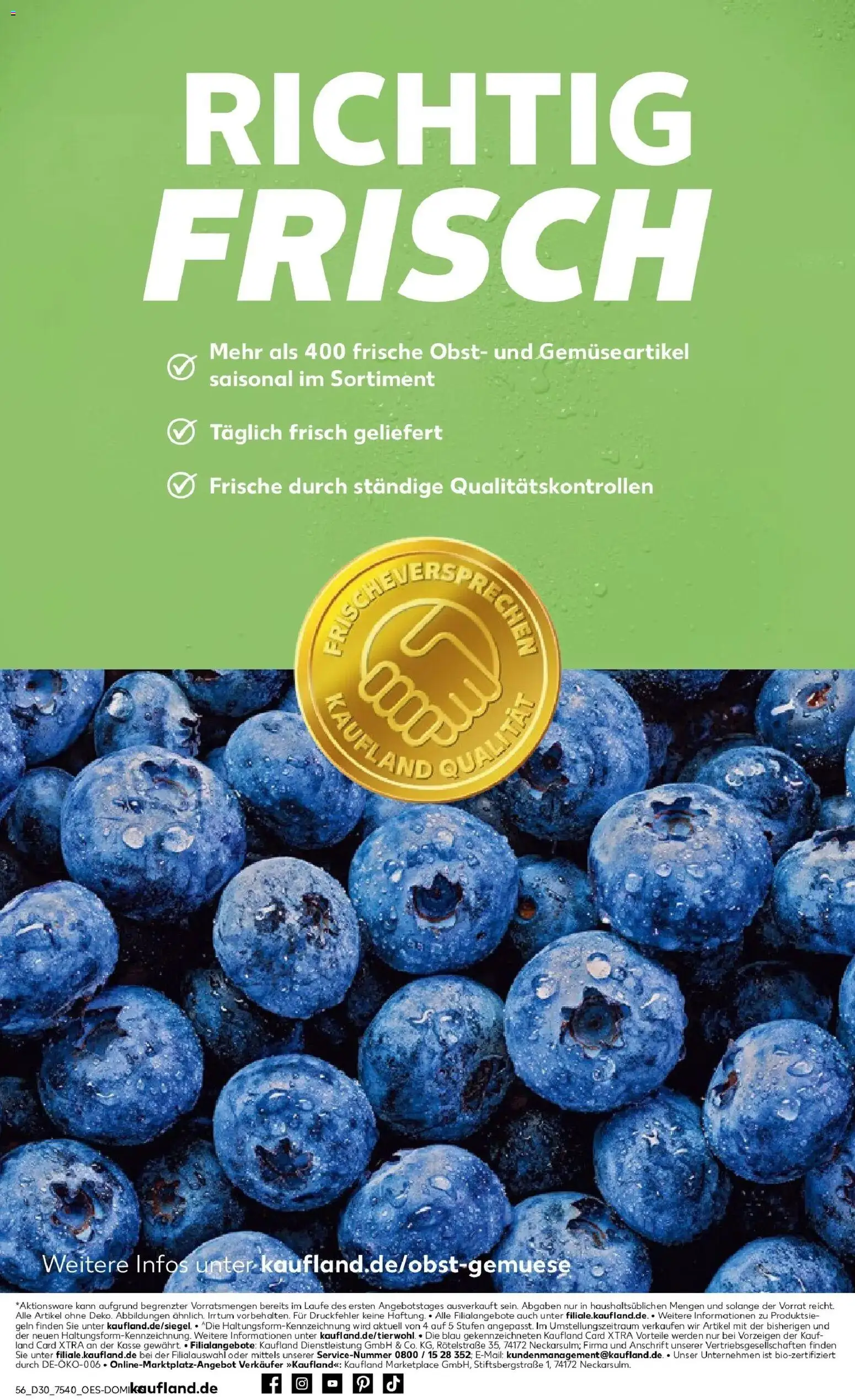Kaufland Prospekt Finsterwalde – gültig ab 20.07.2026 | Seite: 65 | Produkte: Obst