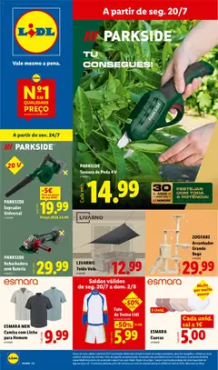 Pré-visualização Lidl Novidades válido de 20/07/2026