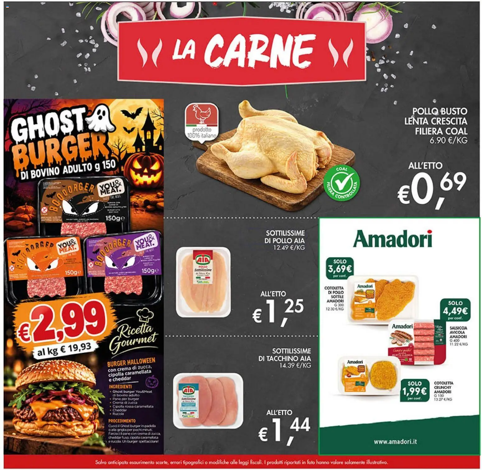 Volantino Coal del 22/10/2026 | Pagina: 7 | Prodotti: Crema, Pollo, Cheddar, Tacchino