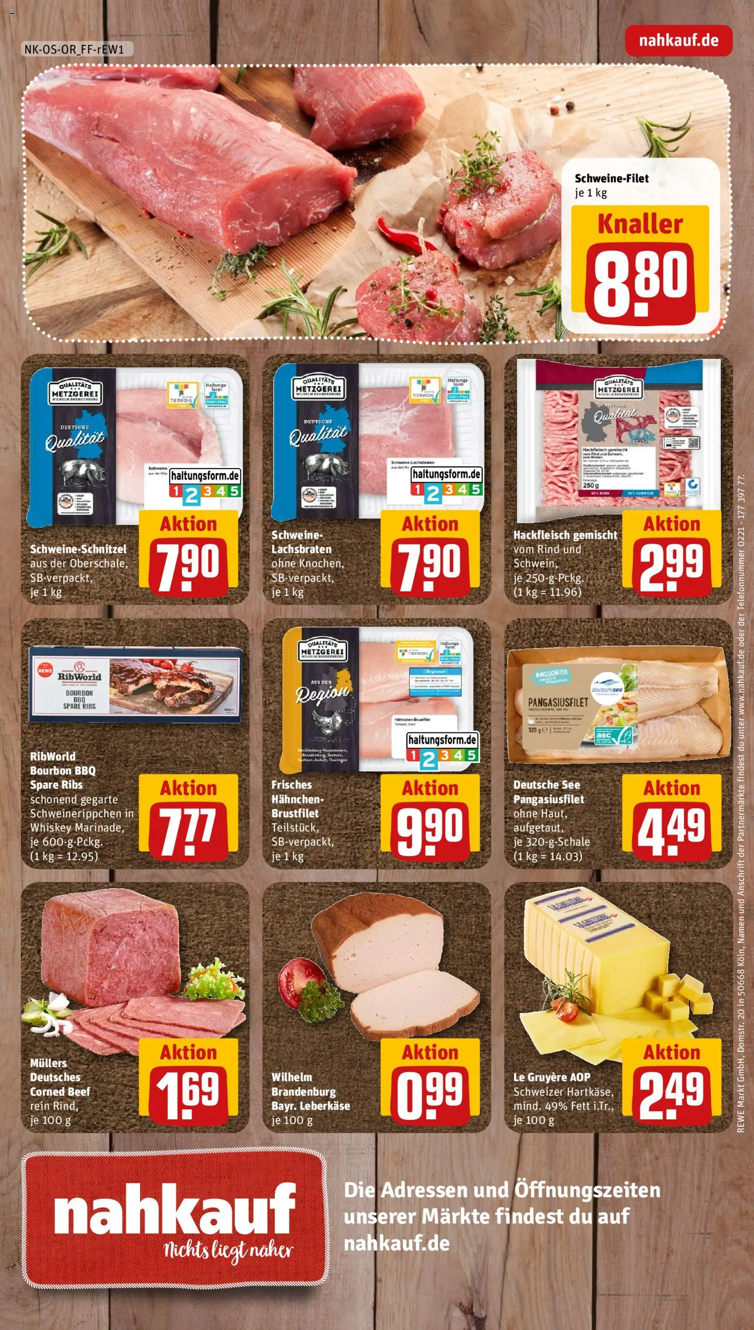 Nahkauf Prospekt – gültig ab 04.05.2026 | Seite: 12 | Produkte: Hahnchen, Bourbon, Whiskey, Hackfleisch
