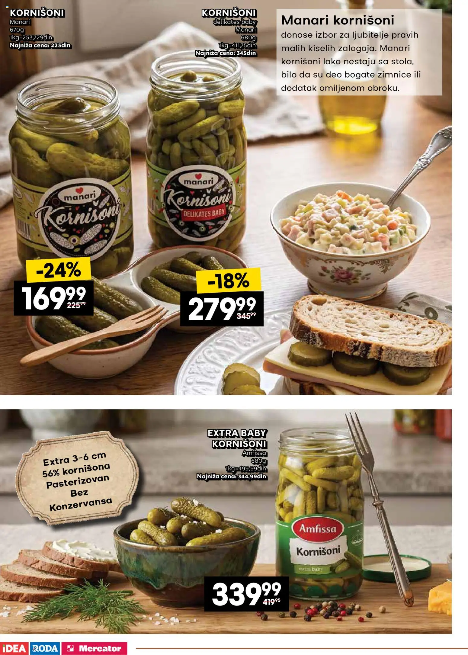 Mercator katalog - važi od 14.09.2026 | Strana: 12 | Proizvode: Kornišoni