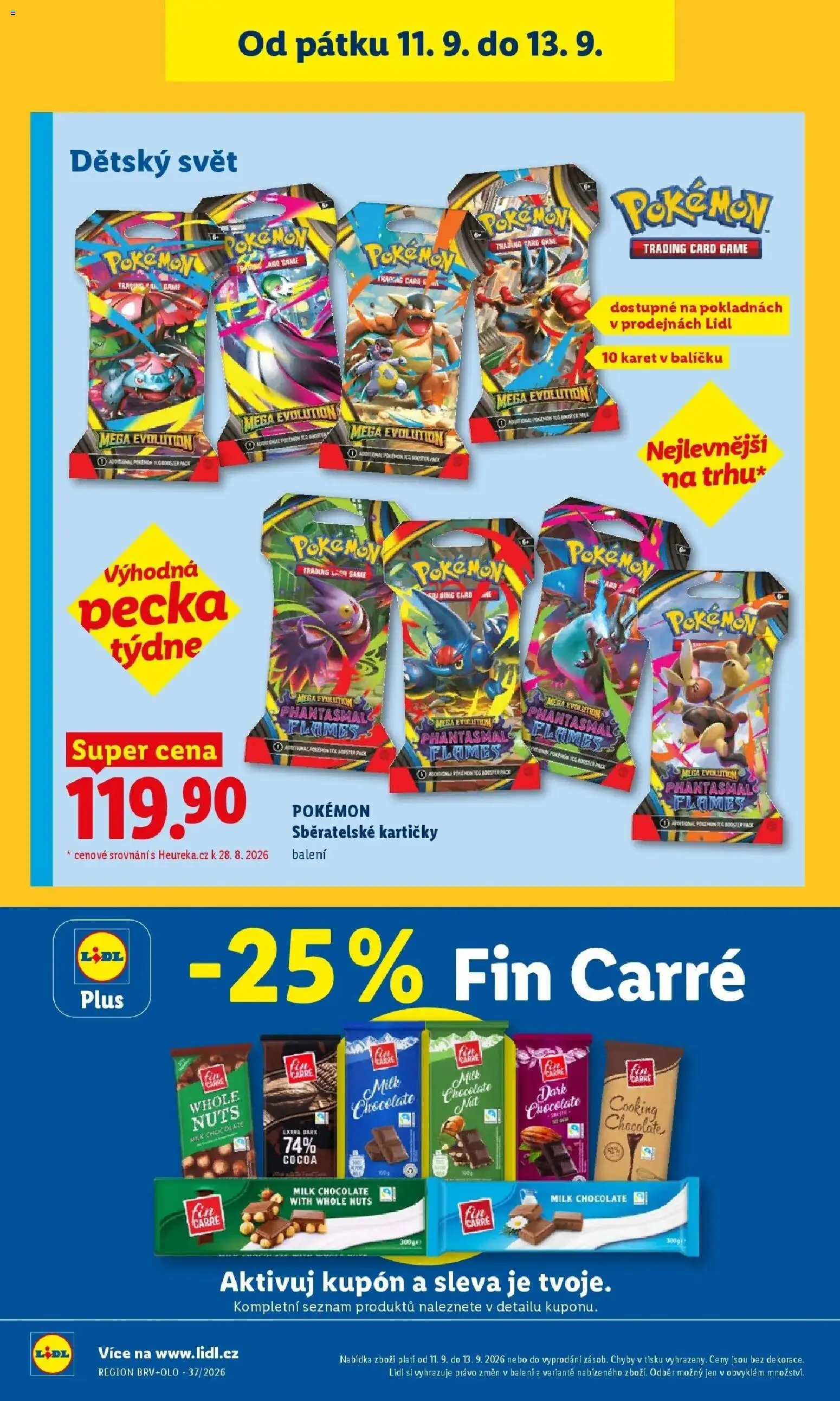 Lidl leták od 07.09.2026 - Nový akční leták | Strana: 26 | Produkty: Milk chocolate
