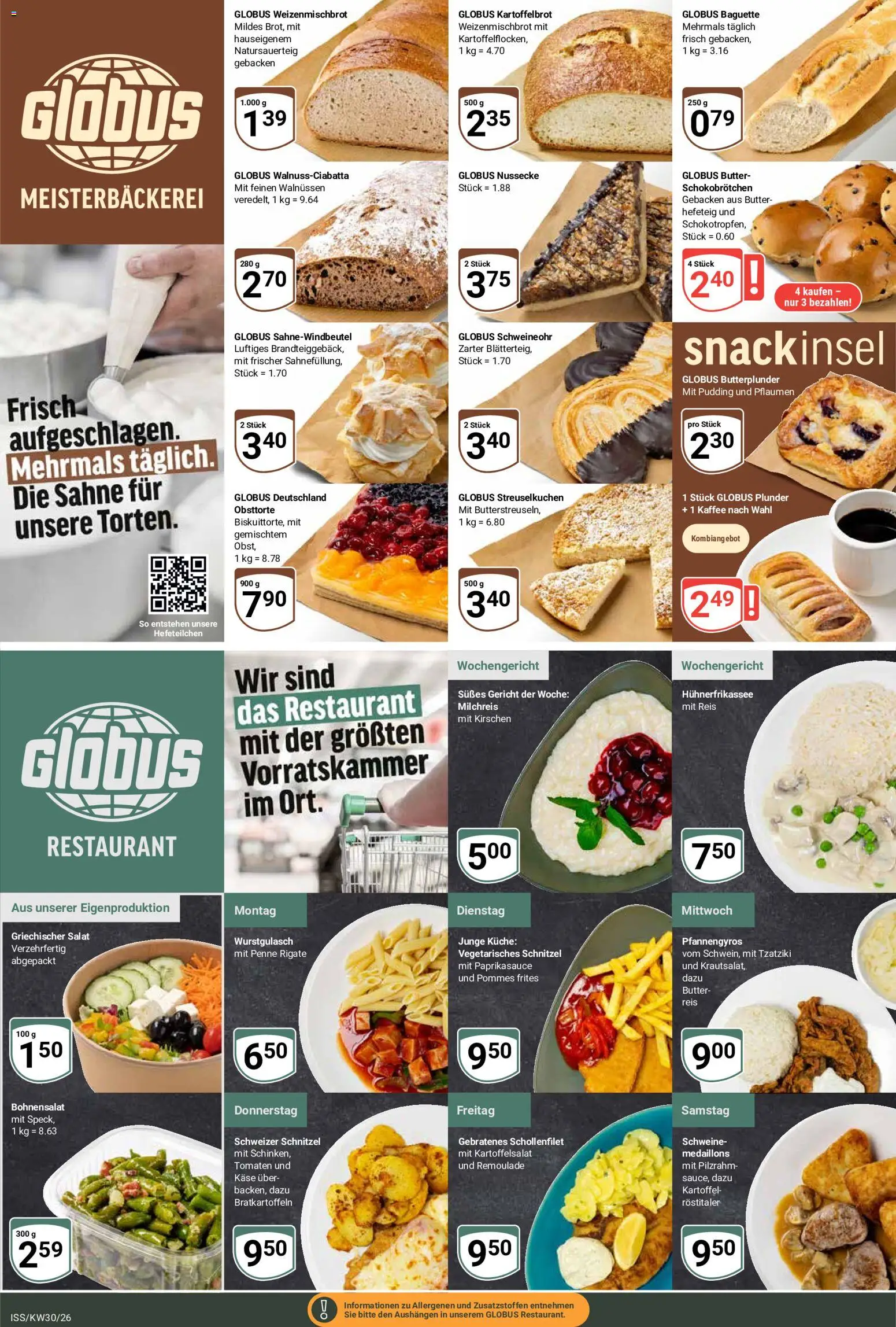 Globus Prospekt – gültig ab 20.07.2026 | Seite: 7 | Produkte: Pflaumen, Küche, Pommes frites, Pudding