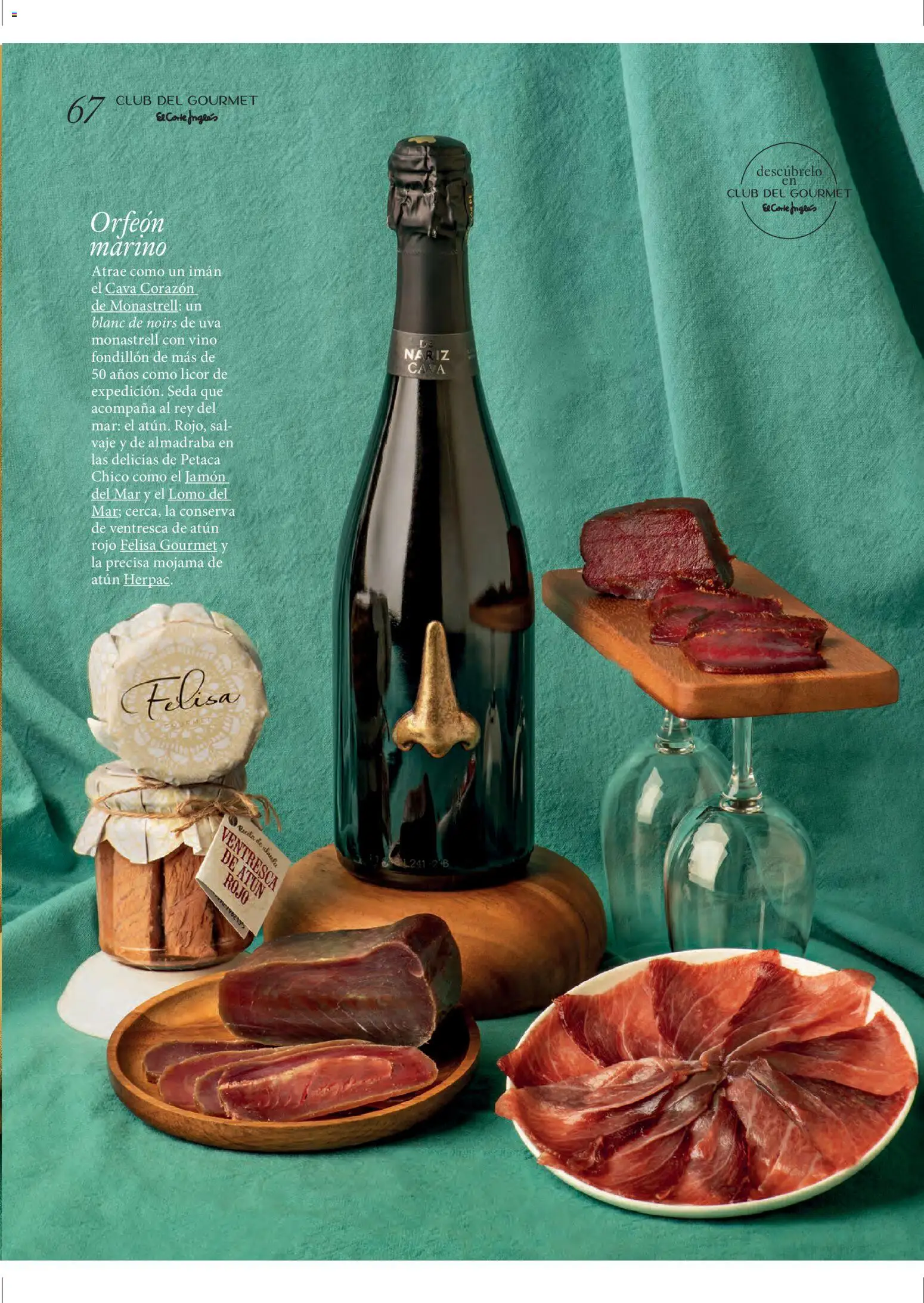 El Corte Inglés ofertas │ válido desde el 01.04.2026 | Página: 67 | Productos: Licor, Jamón, Vino