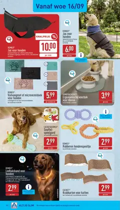 ROMEO® Rubberen hondenspeeltje, verschillende varianten - Voorbeeld van een folder van Aldi, geldig van 14/09/2026 | Pagina: 18 | Producten: Pet, Speelgoed, Hondenspeeltje, Jas
