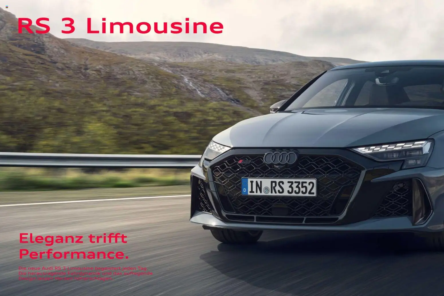 Audi RS 3 Sportback / RS 3 Limousine – gültig ab 28.10.2025 | Seite: 8