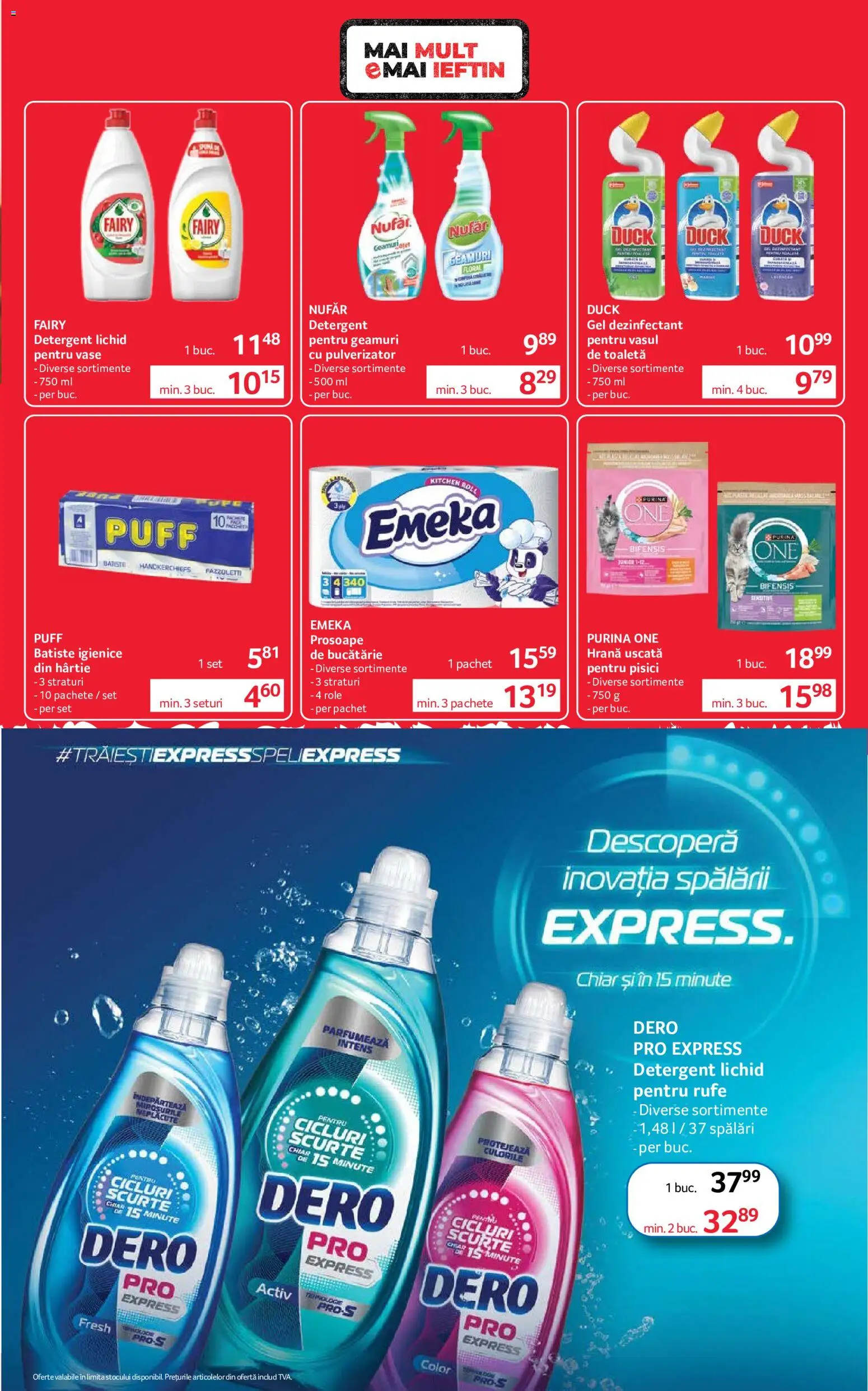 Noul catalog Selgros – valabil de la 04.09.2026 | Pagină: 31 | Produse: Toaletă, Detergent, Gel dezinfectant, Dezinfectant