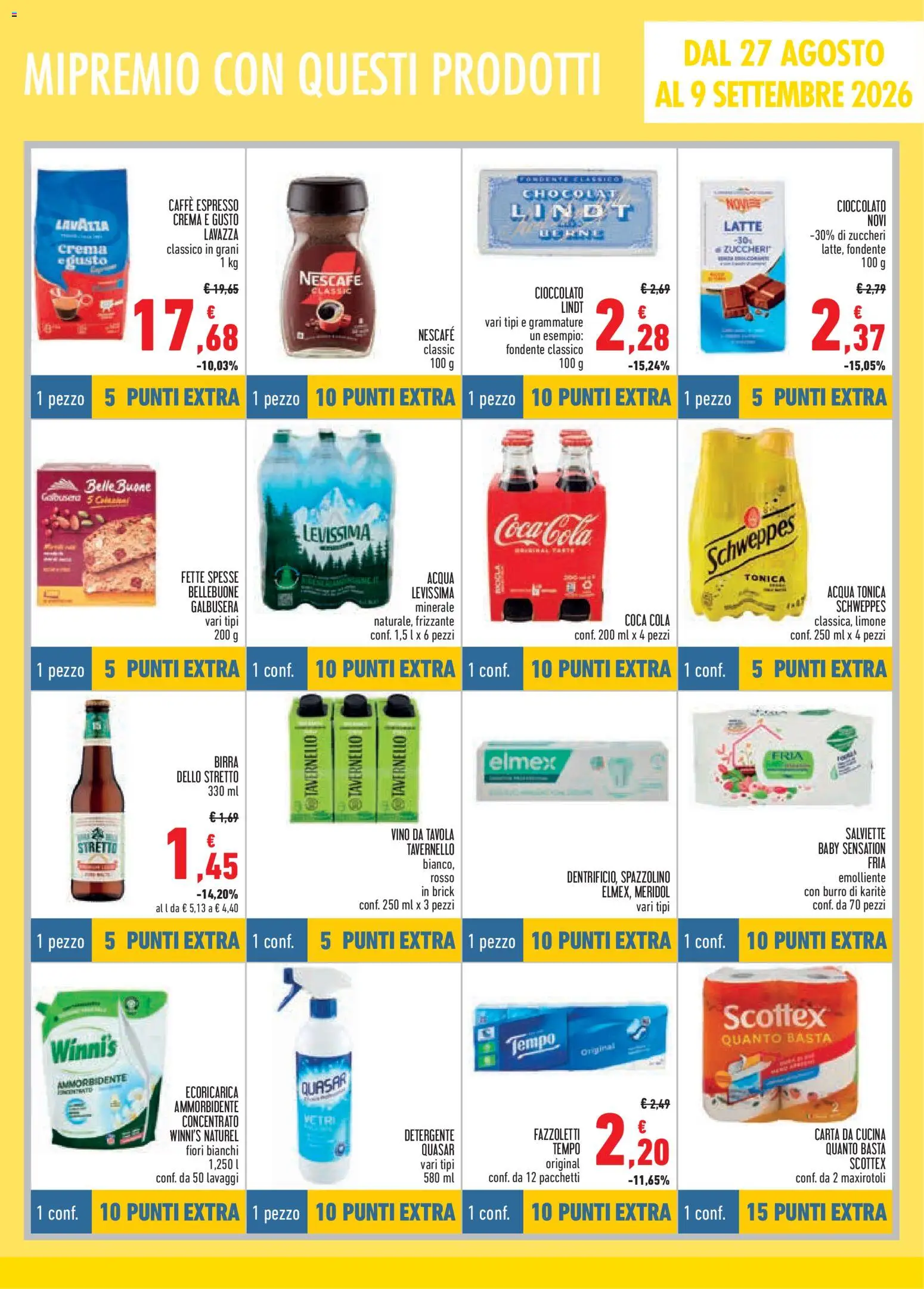 Volantino Conad del 13/08/2026 | Pagina: 7 | Prodotti: Caffè, Cioccolato, Latte, Vino