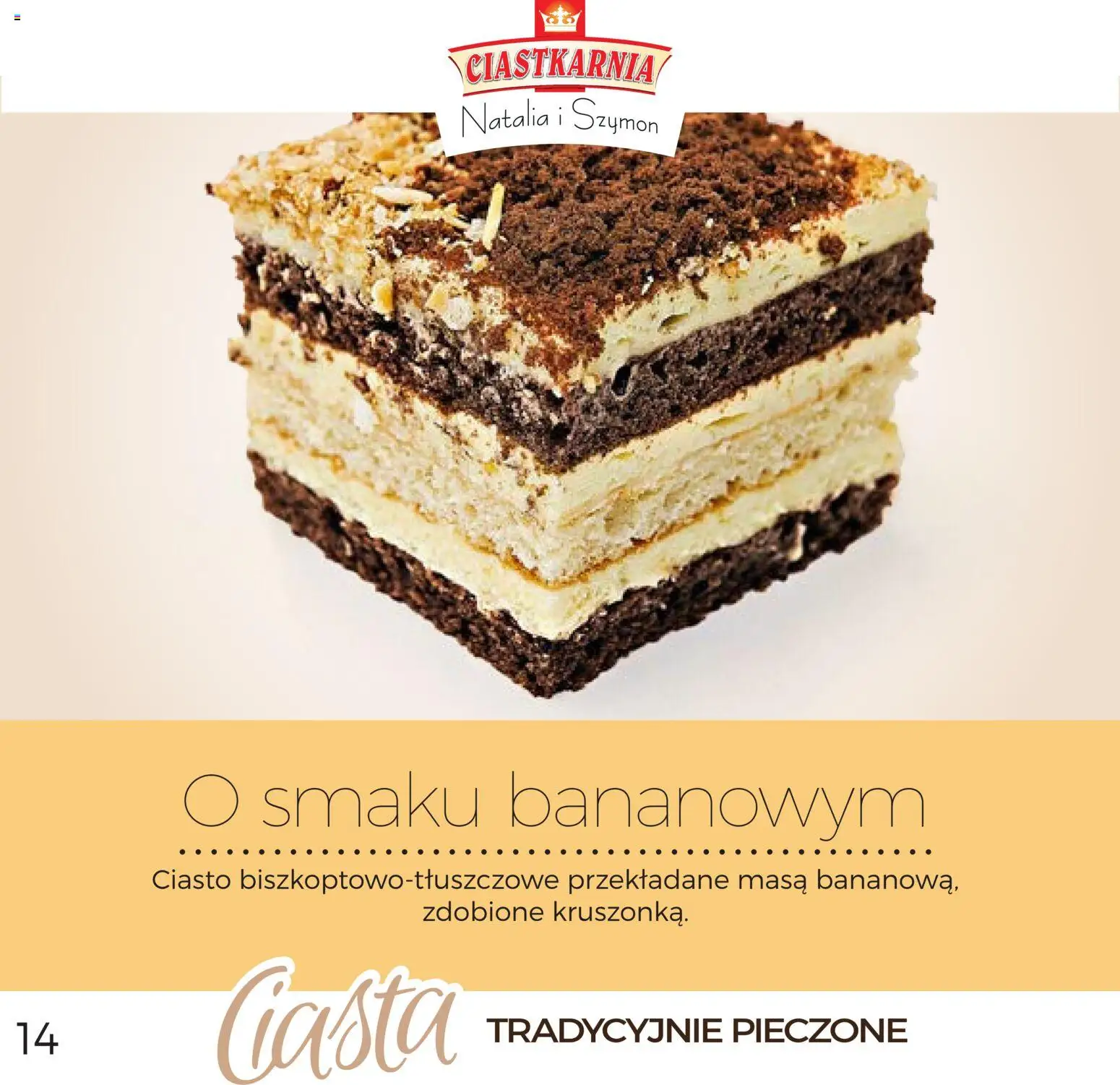 Topaz Gazetka - Ciasta od 01.12.2025 | Strona: 14 | Produkty: Ciasto, Czekolada