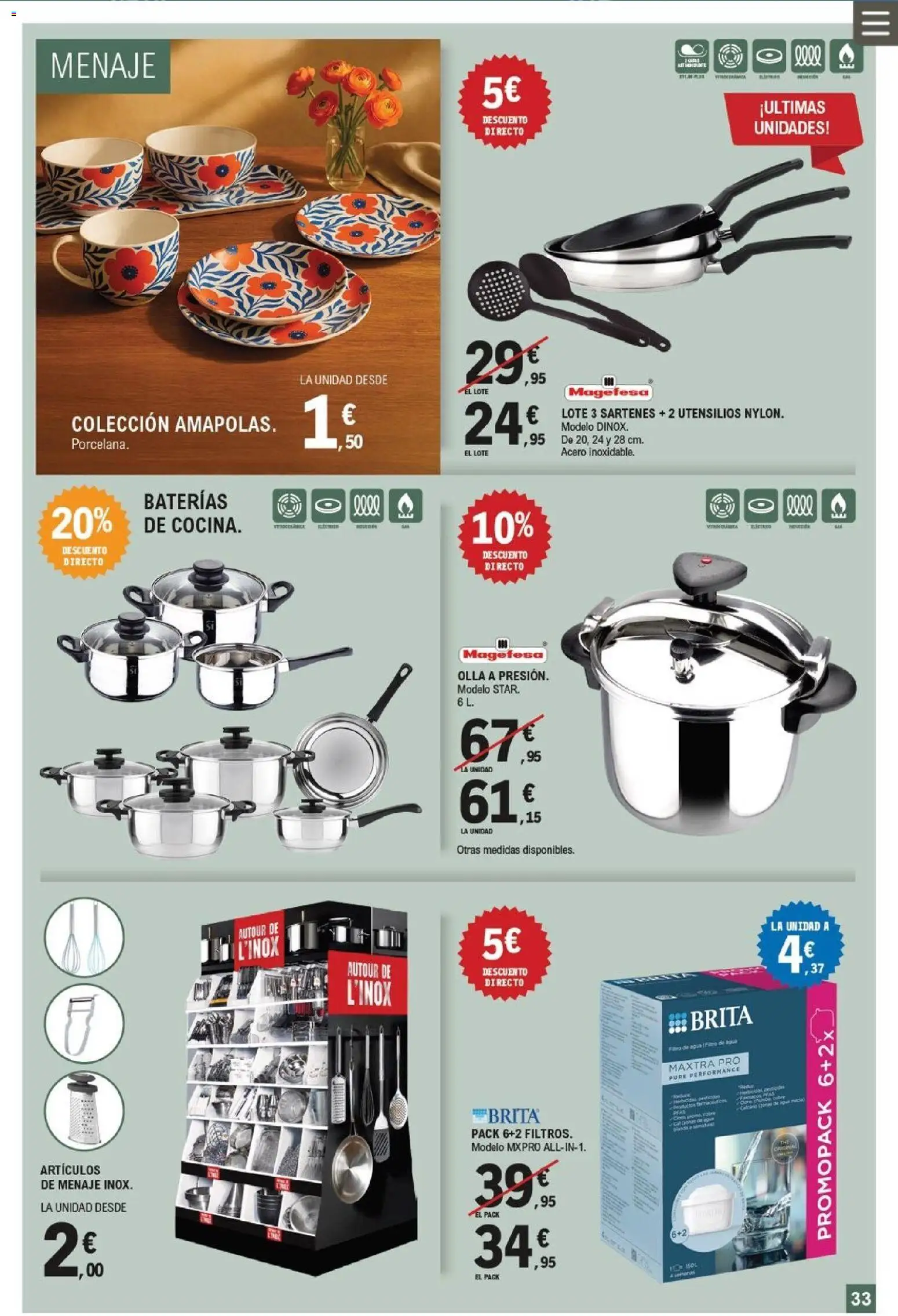 E.Leclerc folleto │ válido desde el 26/08/2026 | Página: 33 | Productos: Puré