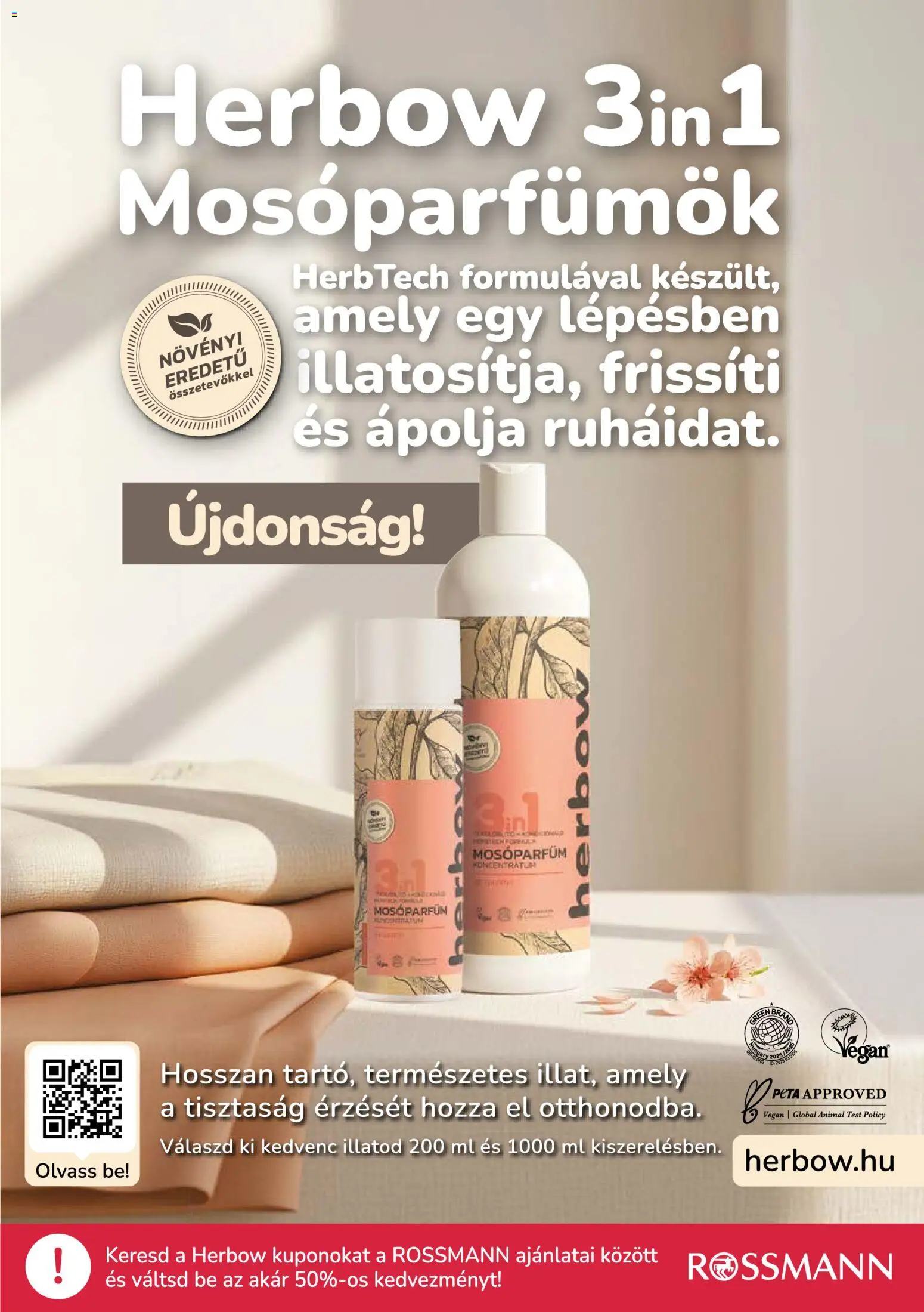 Rossmann akciós ujság - amely érvényes a következő dátumtól: 11.05.2026 | Oldal: 14 | Termékek: Vegán