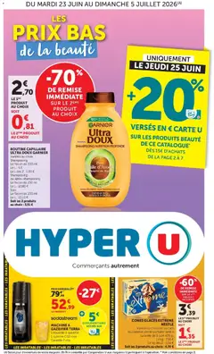 Hyper U - Prévisualisation de Hyper U catalogue valide à partir de 23/06/2026