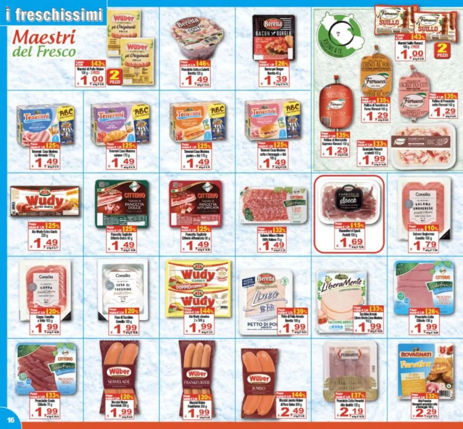 Volantino CTS del 21/08/2026 | Pagina: 16 | Prodotti: Pancetta, Tacchino, Prosciutto, Bacon