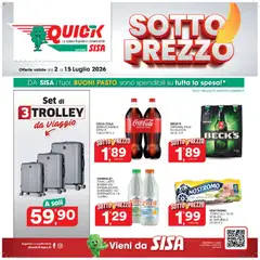 Anteprima del volantino SISA volantino Quick valido a partire dal 02/07/2026