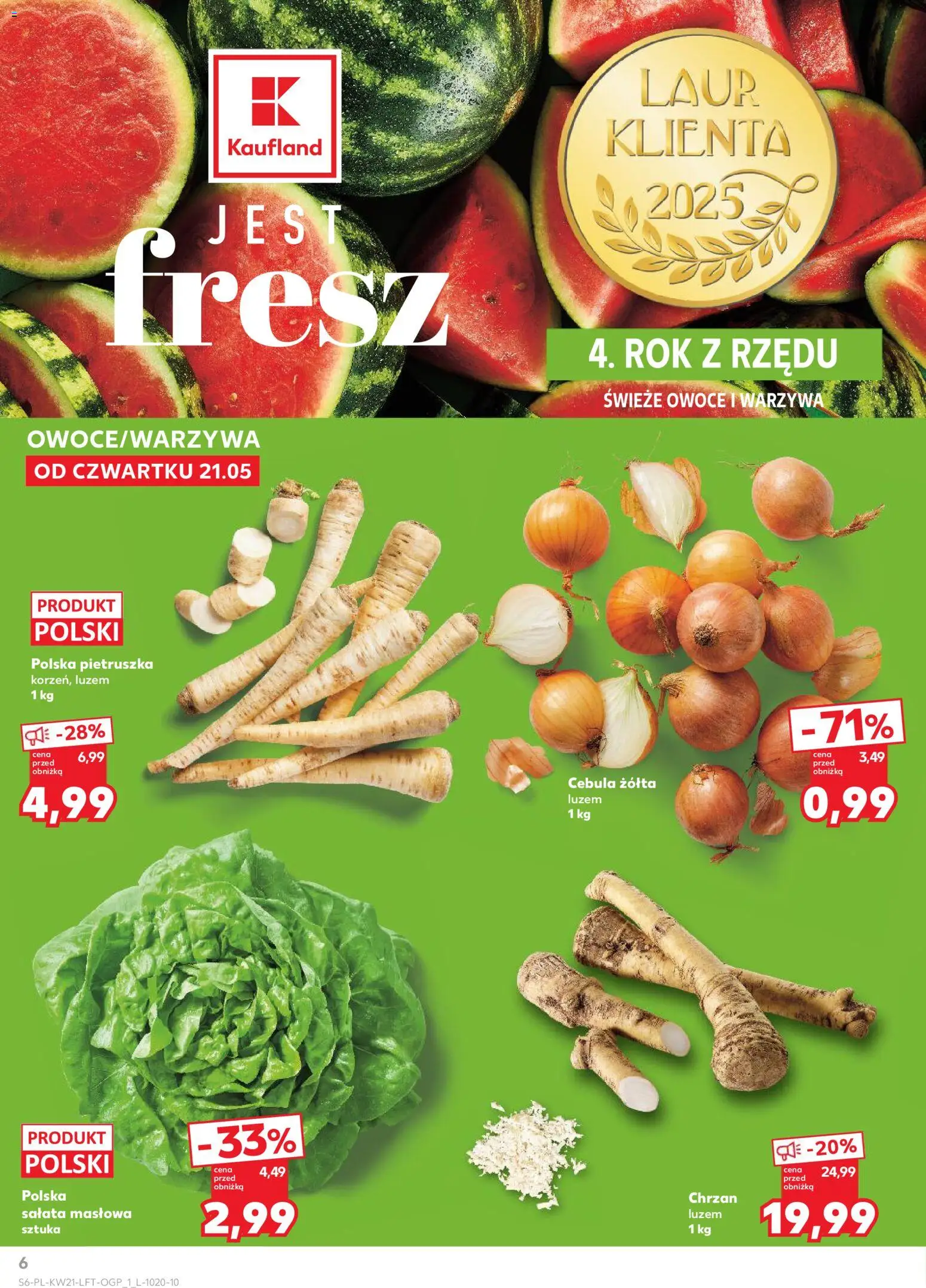 Kaufland Polsko leták od 21.05.2026 | Strana: 6