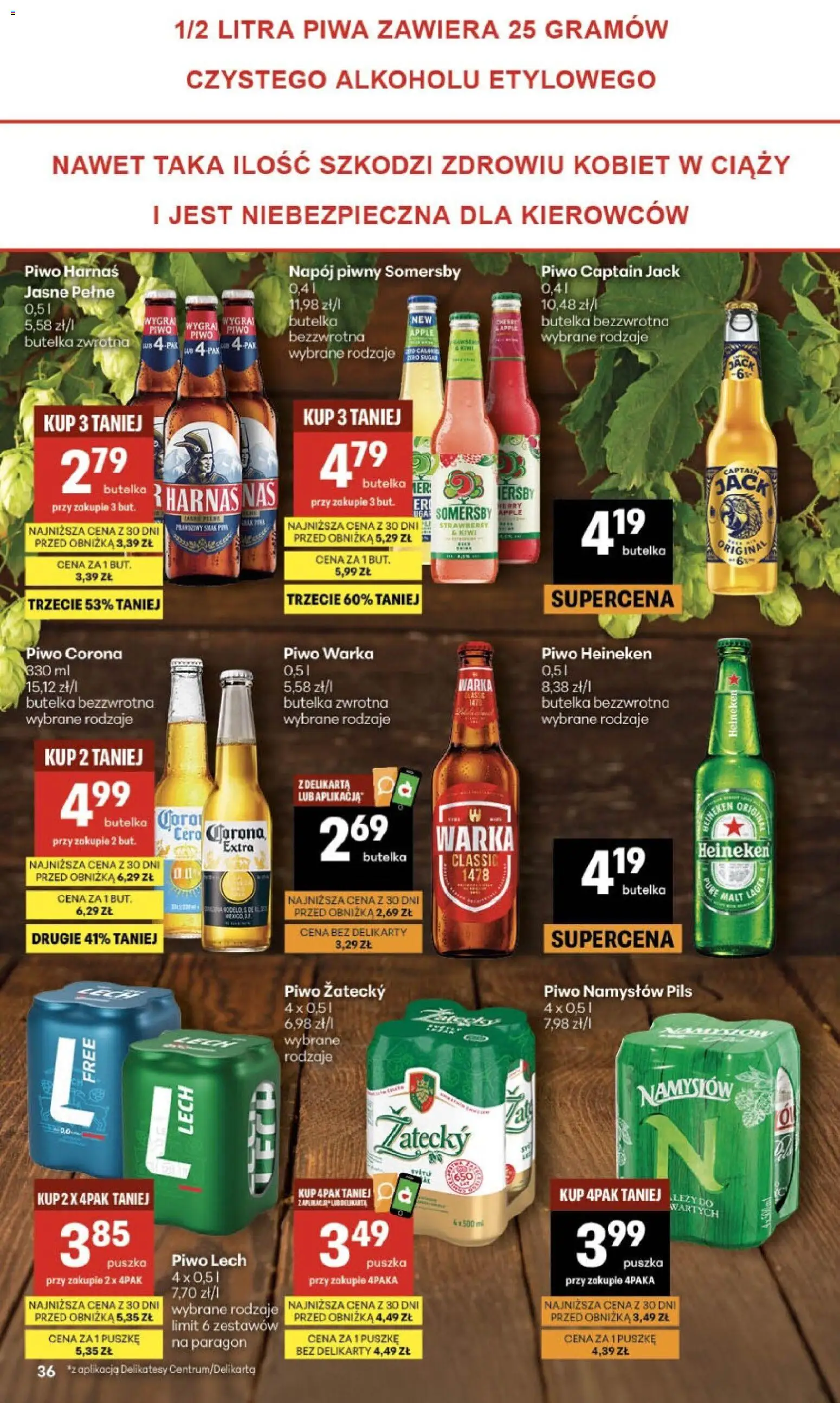 Delikatesy Centrum gazetka od 21.05.2026 | Strona: 36 | Produkty: Delikatesy, Warka, Piwo Warka, Kiwi