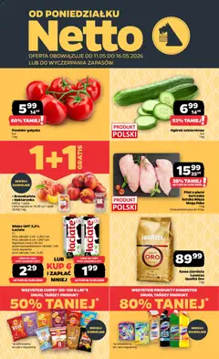 Pogląd oferty "Netto gazetka od poniedziałku spożywcza" - ważna od 11.05.2026