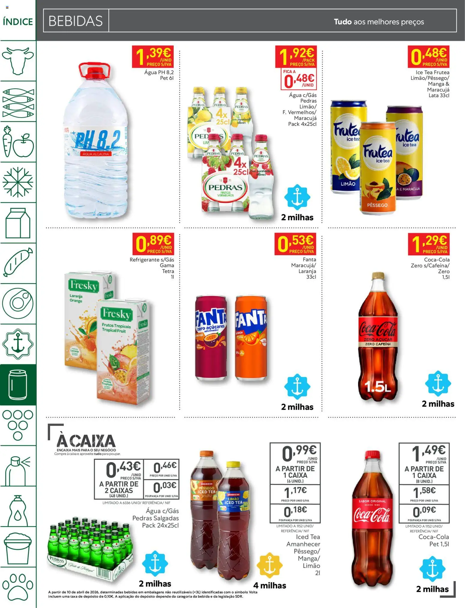 Recheio folheto Madeira │ válido de 27/10/2026 | Página: 26 | Produtos: Refrigerante, Bebidas, Caixa, Açúcar