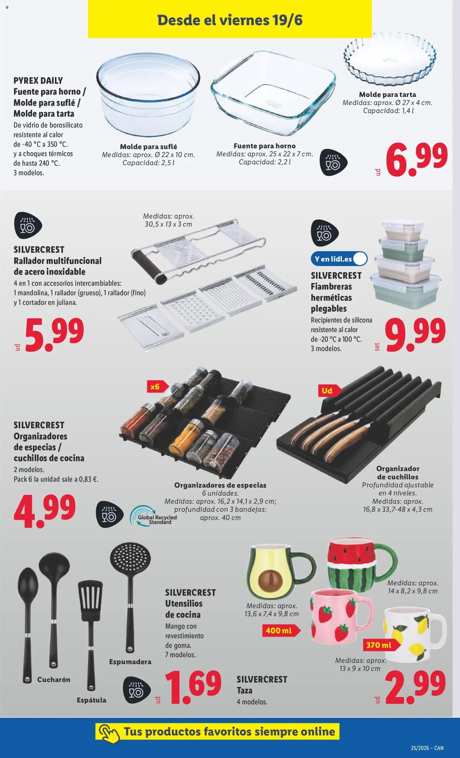 Lidl folleto de bazar Canarias │ válido desde el 15.06.2026 | Página: 23 | Productos: Organizador, Horno, Cocina, Ρούτερ