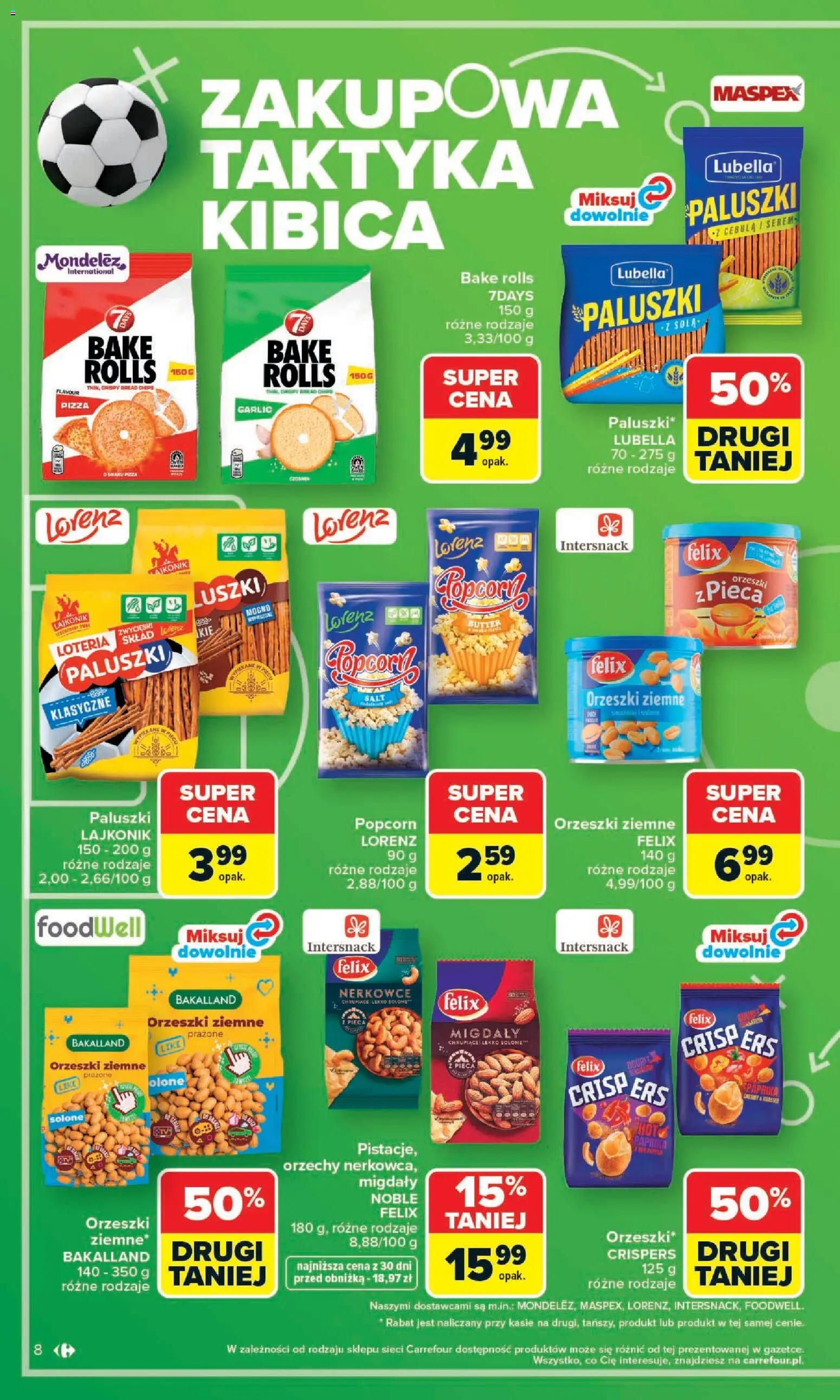 Carrefour gazetka - Zakupowa taktyka kibica od 01.06.2026 | Strona: 8