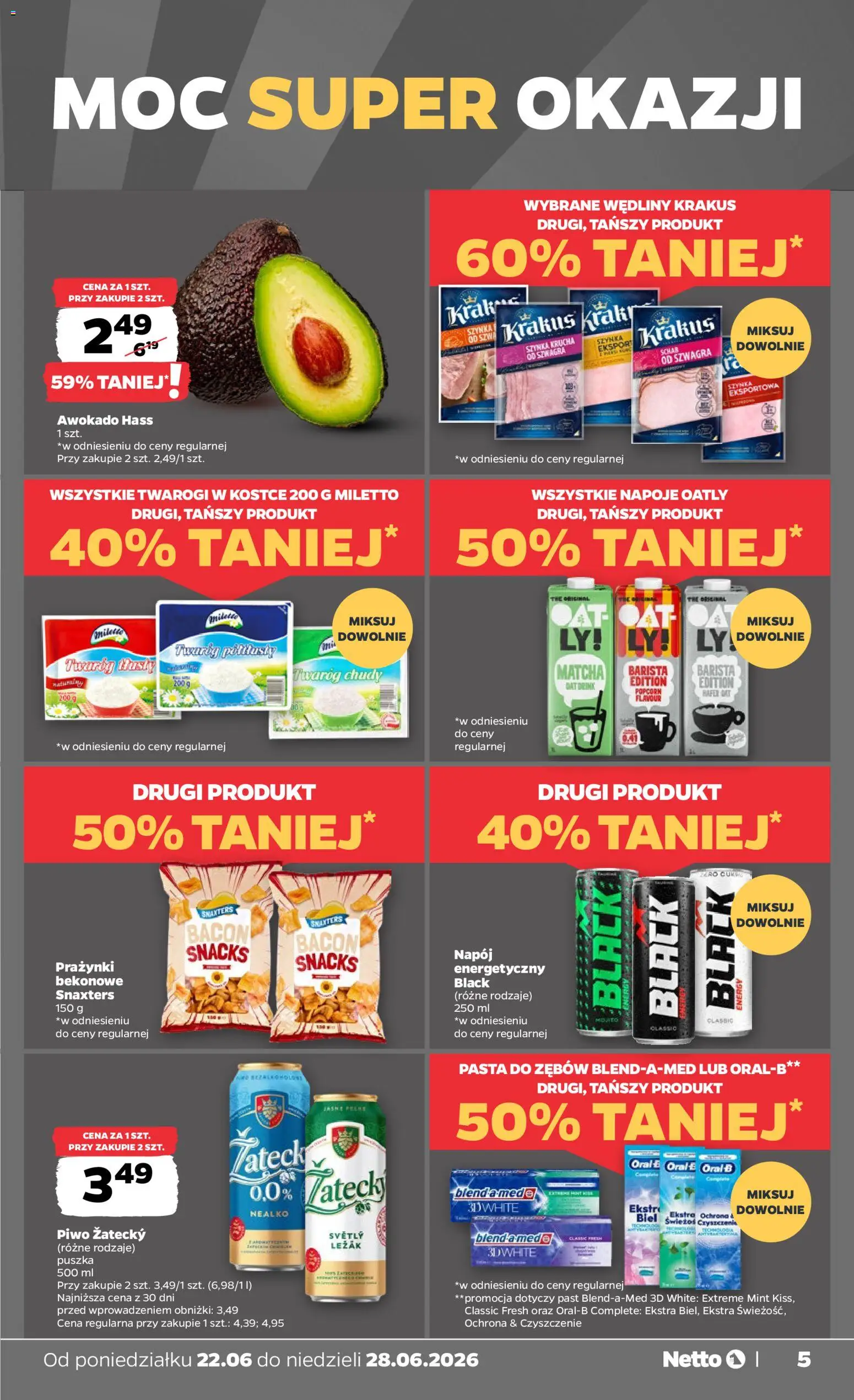 Netto gazetka od poniedziałku spożywcza od 22.06.2026 | Strona: 5