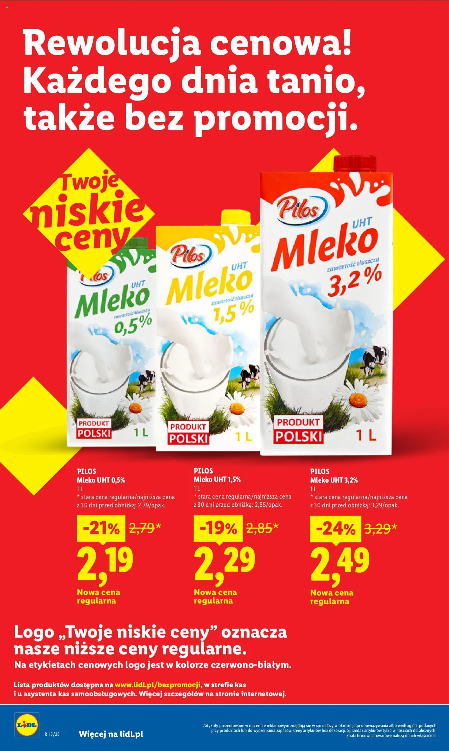 Lidl gazetka - Oszczędzaj każdego dnia od 04.07.2026 | Strona: 20 | Produkty: Mleko, Mleko UHT