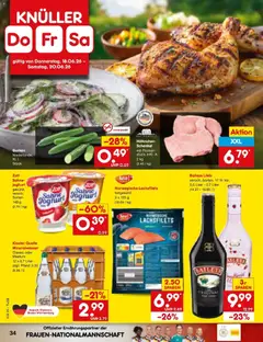 Netto Marken-Discount Prospekt Lahr-Langenwinkel ab 15.06.2026 gültig | Seite: 46 | Produkte: Hahnchen, Mineralwasser, Baileys, Gurken