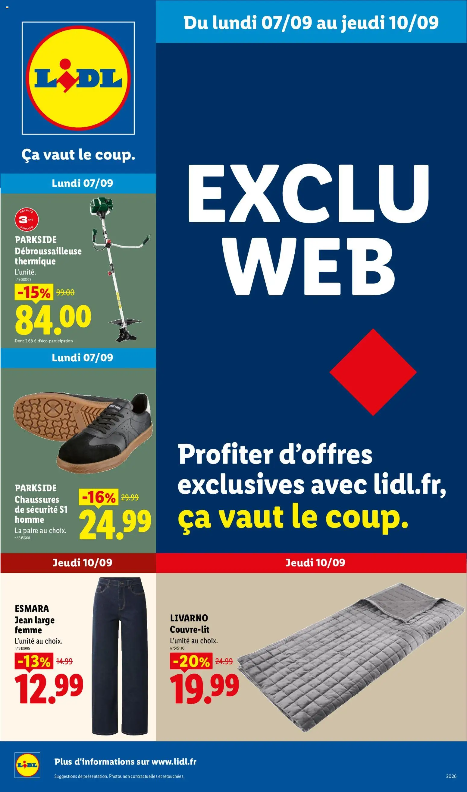{H1} | Page: 1 | Produits: Jeans, Parkside, Chaussures de sécurité, Livarno