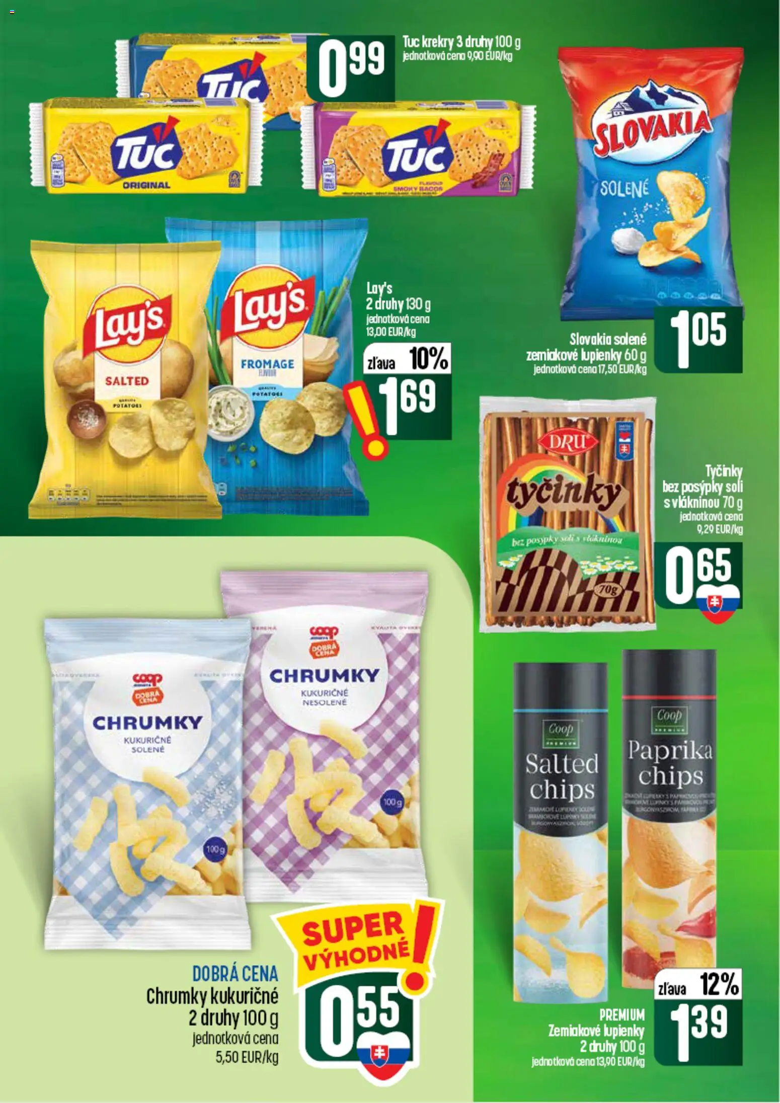 Nové COOP Jednota akcie – leták je platný od 03.09.2026 | Strana: 44 | Produkty: Paprika, Krekry