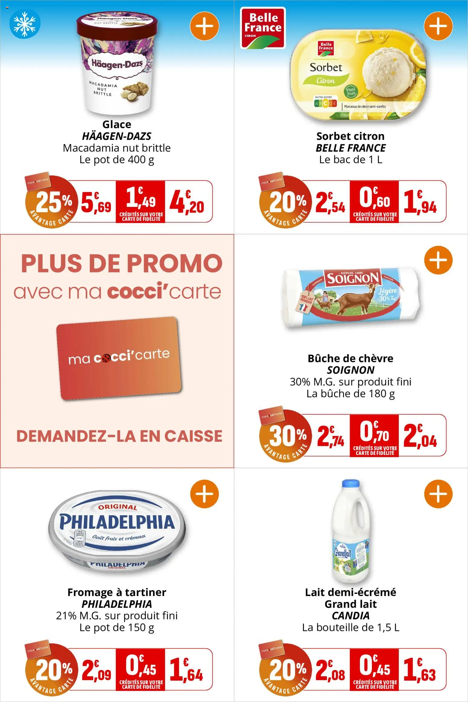 {H1} | Page: 11 | Produits: Citron, Lait, Fromage, Fromage à tartiner