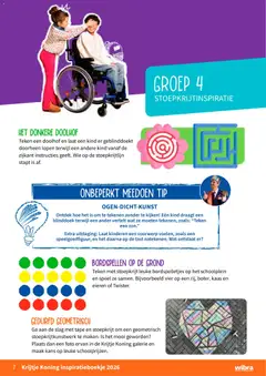 Wibra folder - Krijtje Koning inspiratieboekje 2026 - Voorbeeld van een folder van Wibra, geldig van 24.03.2026 | Pagina: 7 | Producten: Kaas, Eieren, Tape