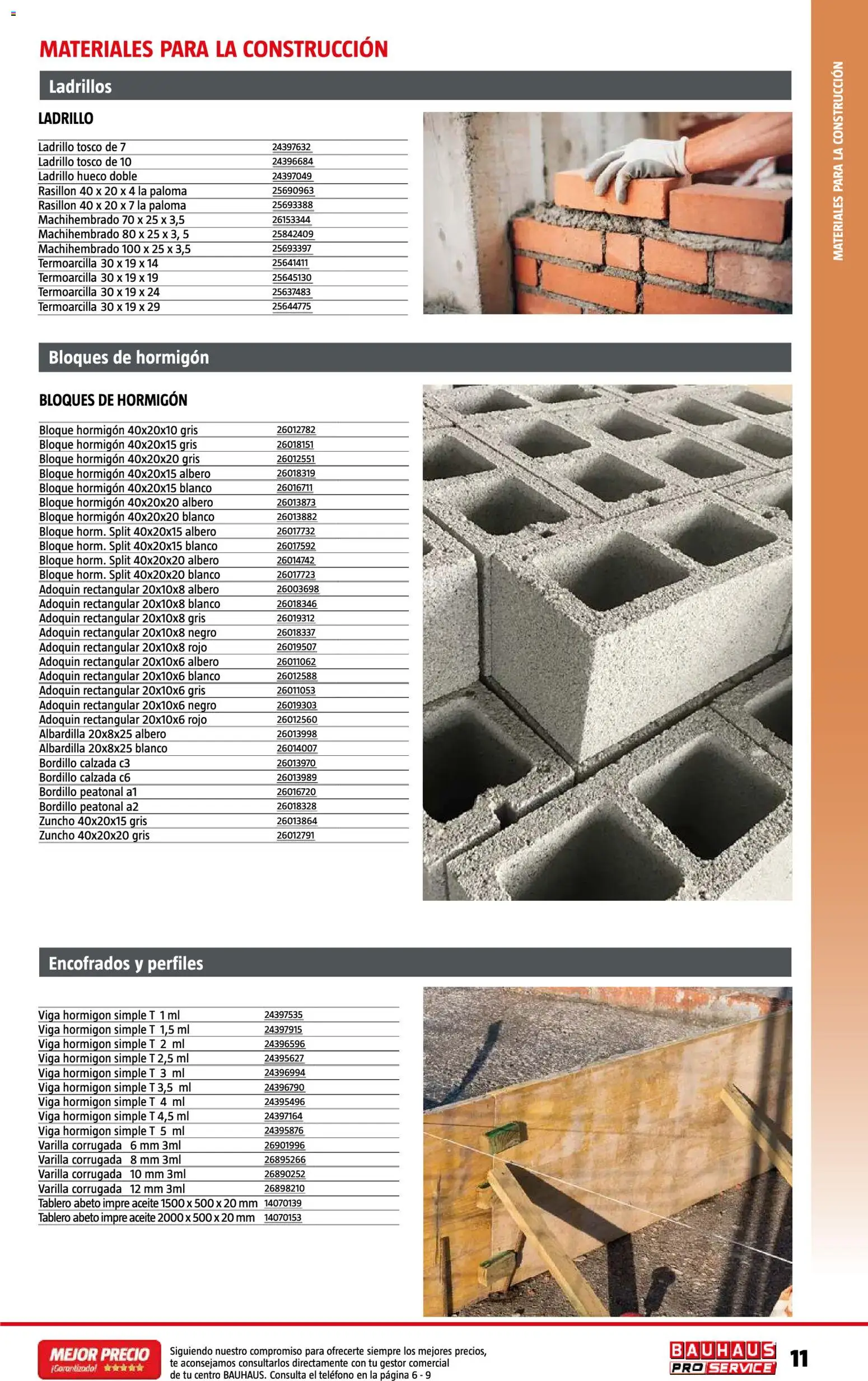 Bauhaus ProService │ válido desde el 11/05/2026 | Página: 11 | Productos: Aceite, Té, Teléfono