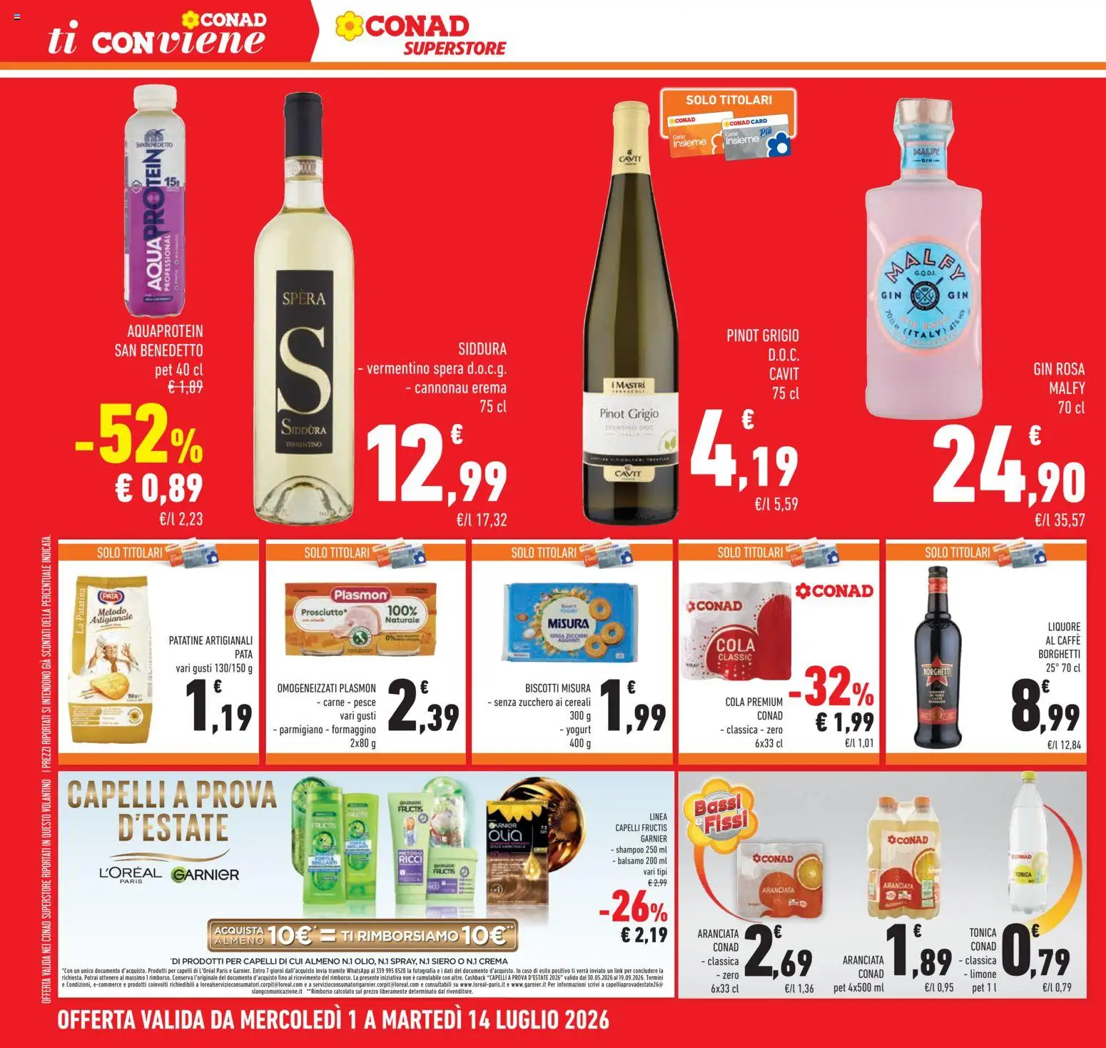 Volantino Conad del 01/07/2026 | Pagina: 40