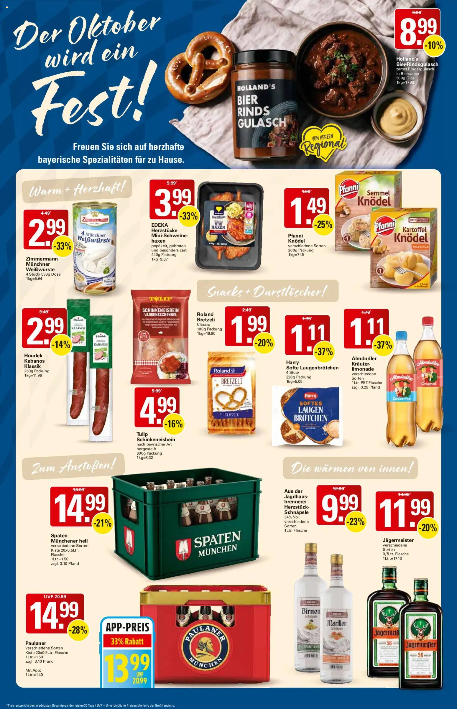 WEZ Prospekt – gültig ab 14.09.2026 | Seite: 6 | Produkte: Durstloscher, Limonade, Jägermeister, Paulaner