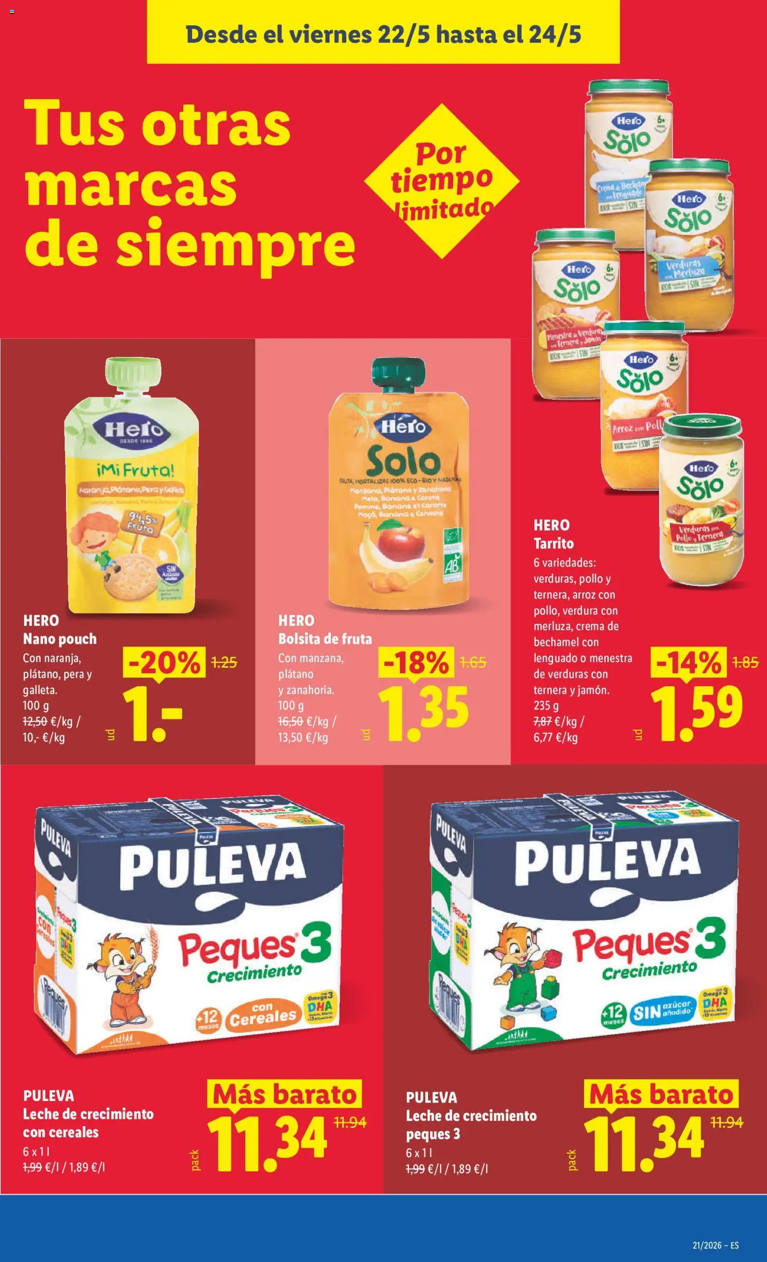 Lidl folleto │ válido desde el 18.05.2026 | Página: 45 | Productos: Leche, Arroz, Cereales, Crema
