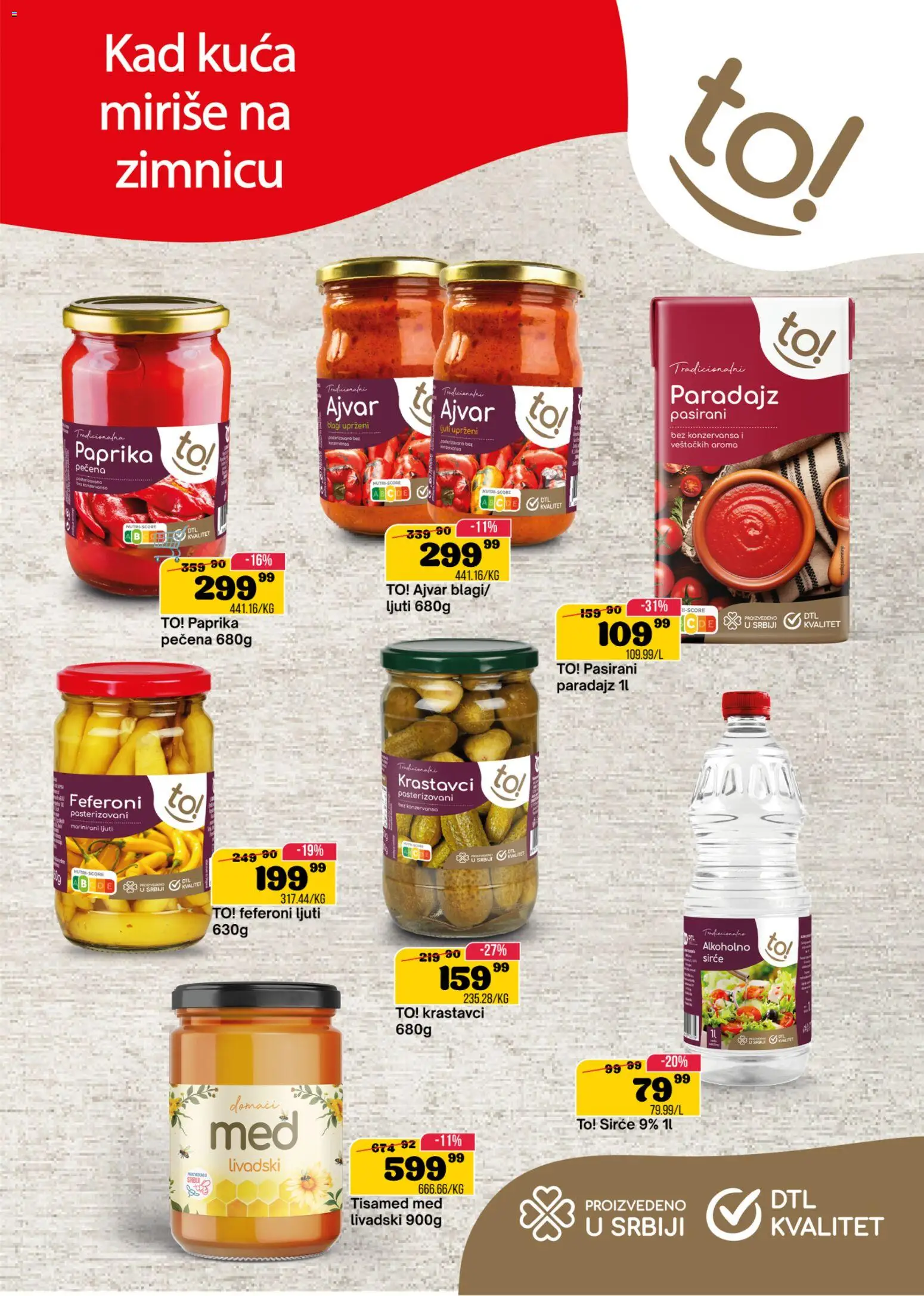 Senta Promet katalog - važi od 23.09.2026 | Strana: 2 | Proizvode: Paprika, Sirće, Med, Paradajz