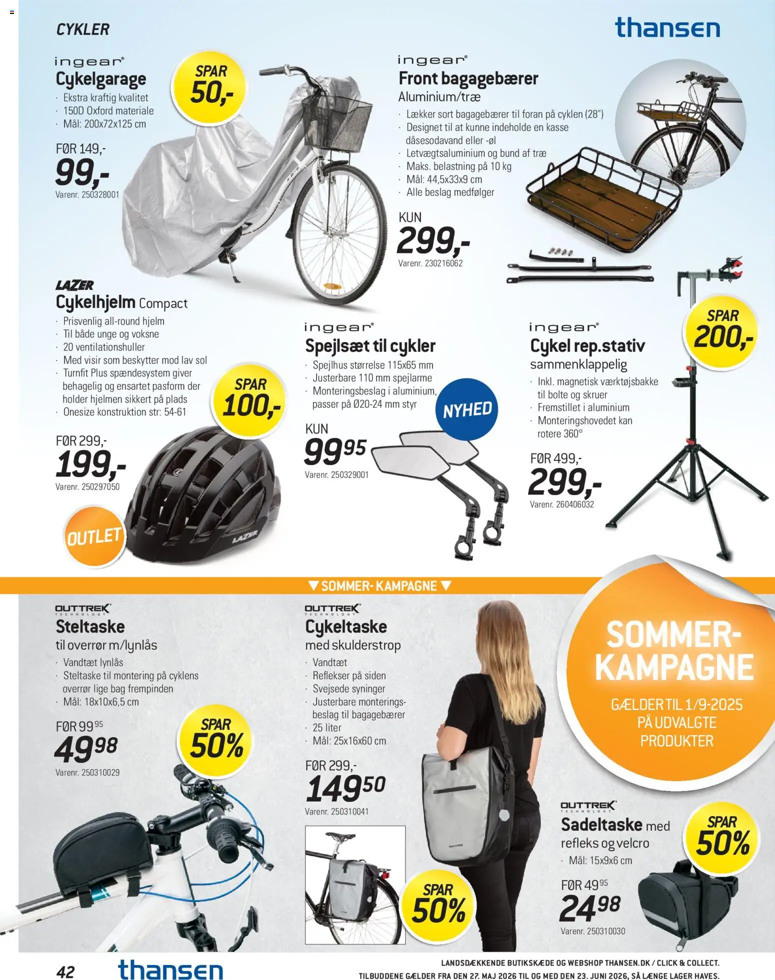 Thansen tilbudsavis – gyldig fra 27.05.2026 | Side: 42 | Produkter: Øl, Søm