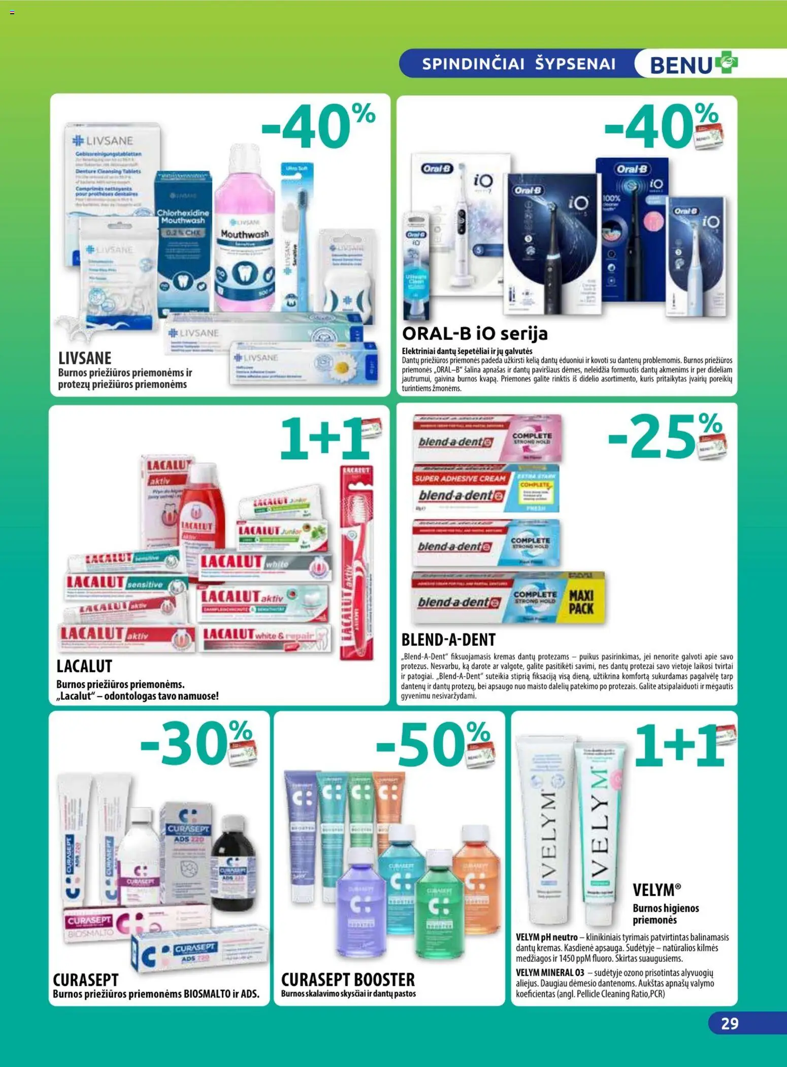 BENU akcijos nuo 01.05.2026 | Puslapis: 29 | Prekių: Pagalvėlė, Kremas