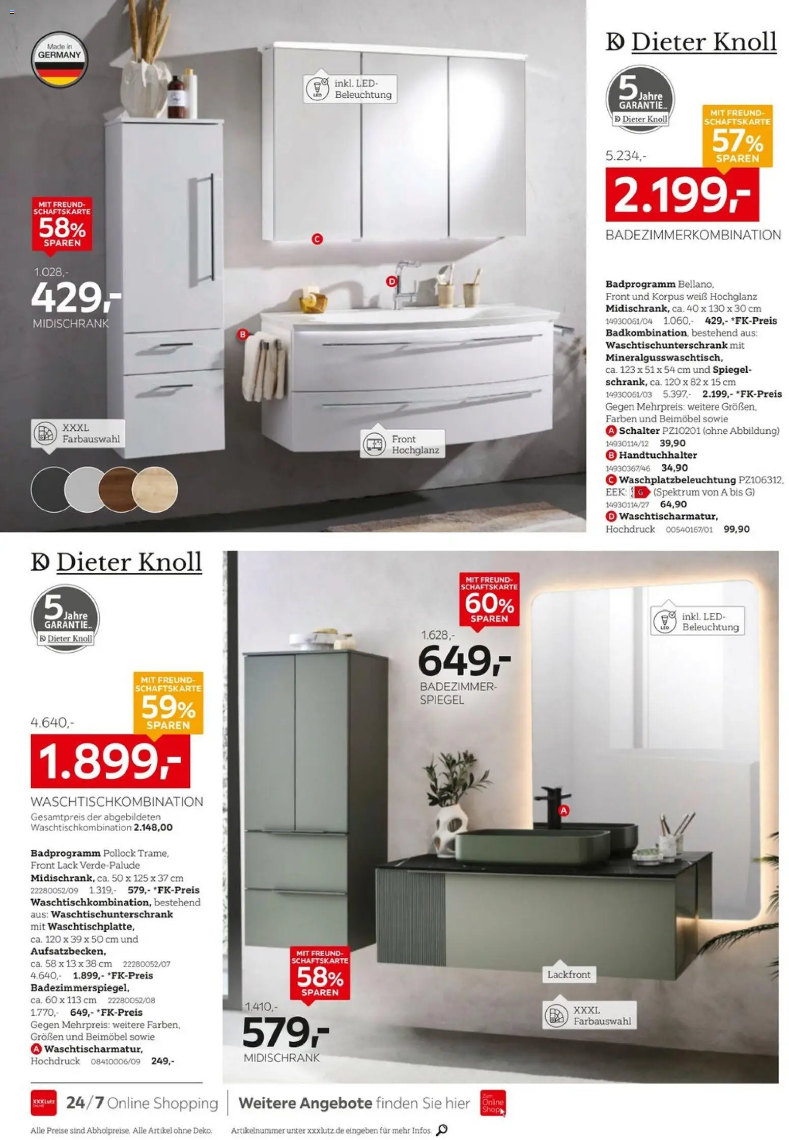 XXXLutz Badezimmer-Testerinnen und -Tester gesucht – gültig ab 25.07.2026 | Seite: 20 | Produkte: Spiegel, Handtuchhalter, Midischrank