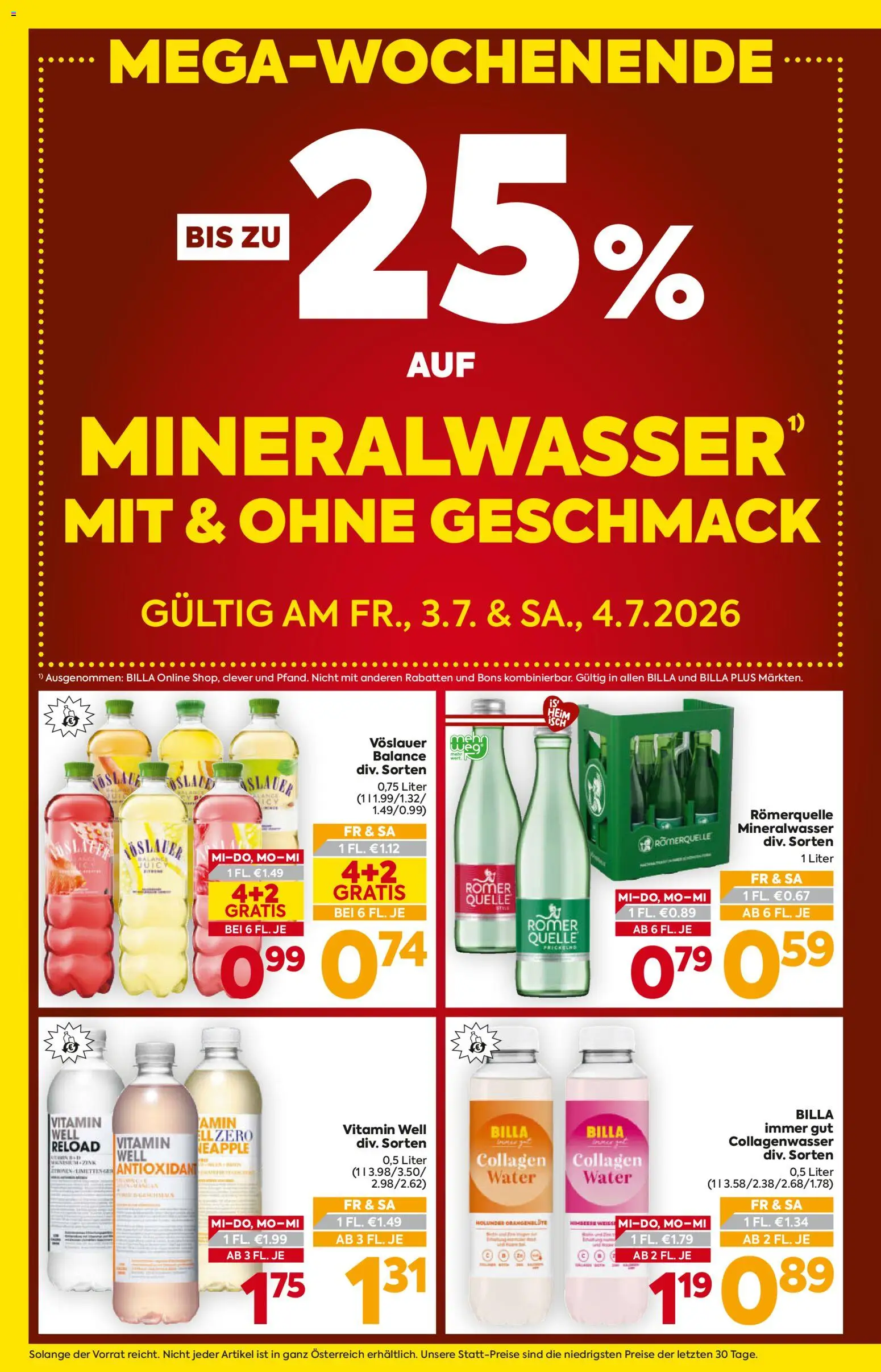 Billa - Flugblatt gültig ab 01.07.2026 | Seite: 2