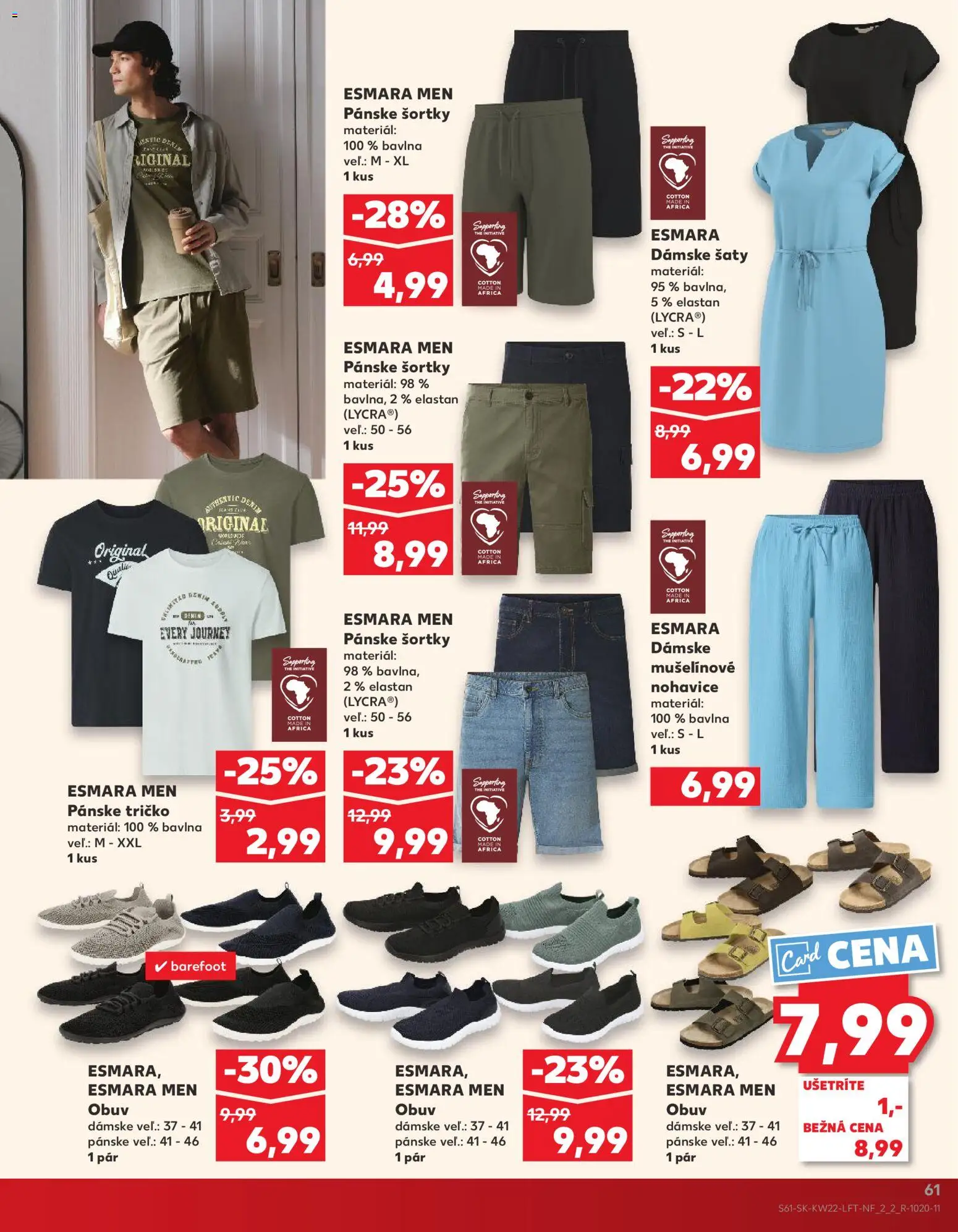Nové Kaufland akcie – leták je platný od 28.05.2026 | Strana: 61 | Produkty: Šaty, Tričko, Nohavice