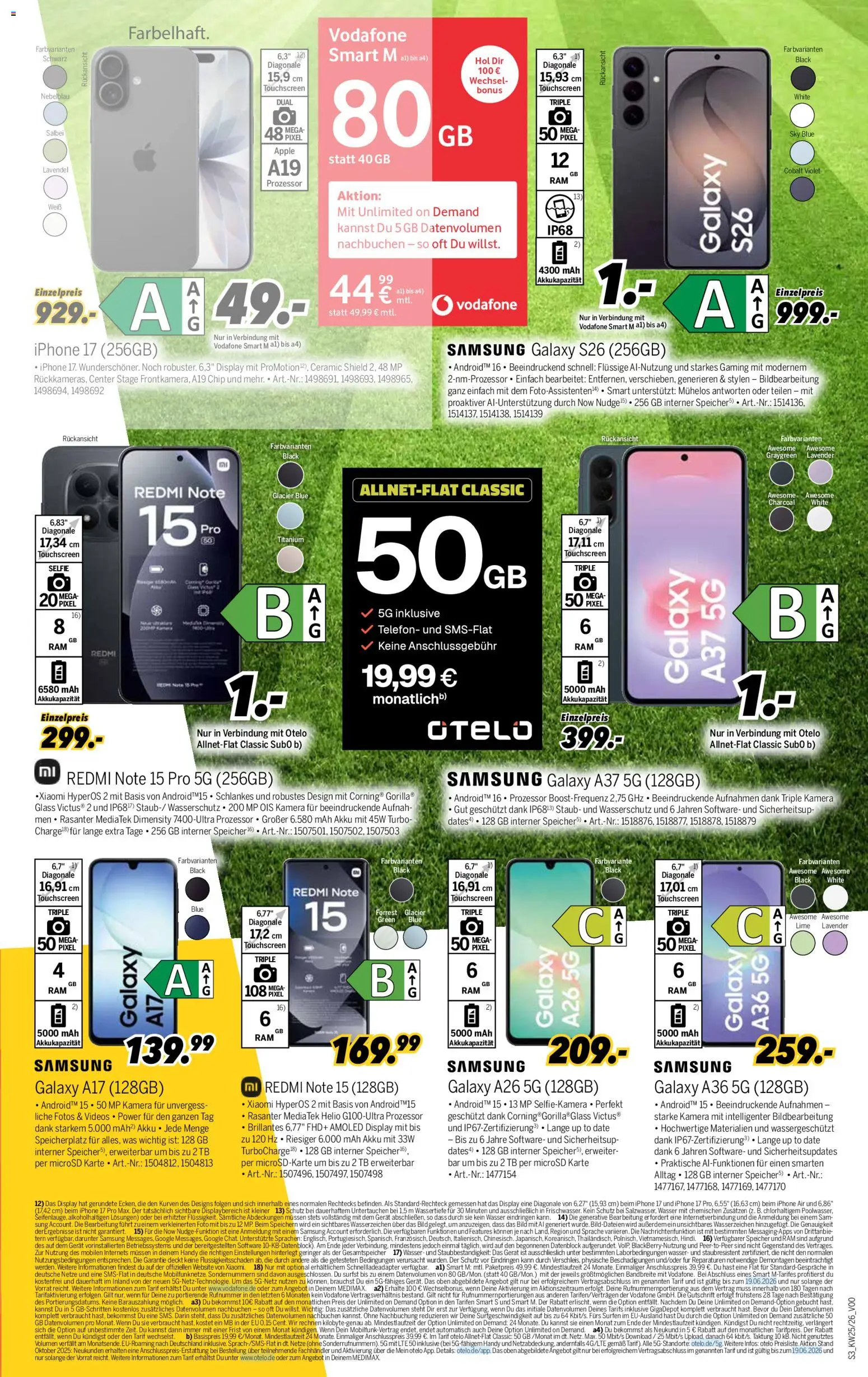 Medimax Prospekt – gültig ab 13.06.2026 | Seite: 3 | Produkte: Kamera, Xiaomi, Samsung, Apple