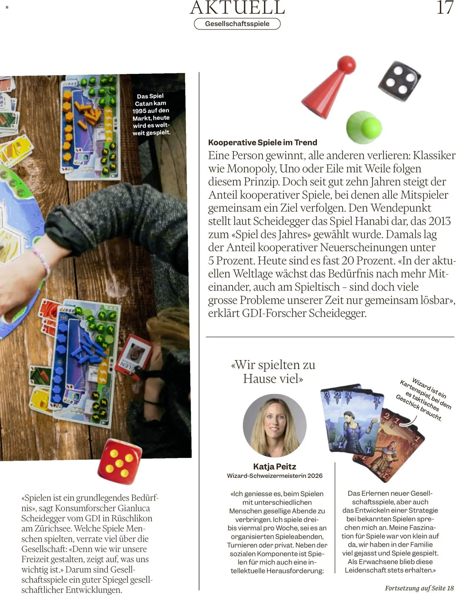 Migros aktionen Magazine – gültig ab 29.10.2026 | Seite: 17 | Produkte: Spiegel, Spiel