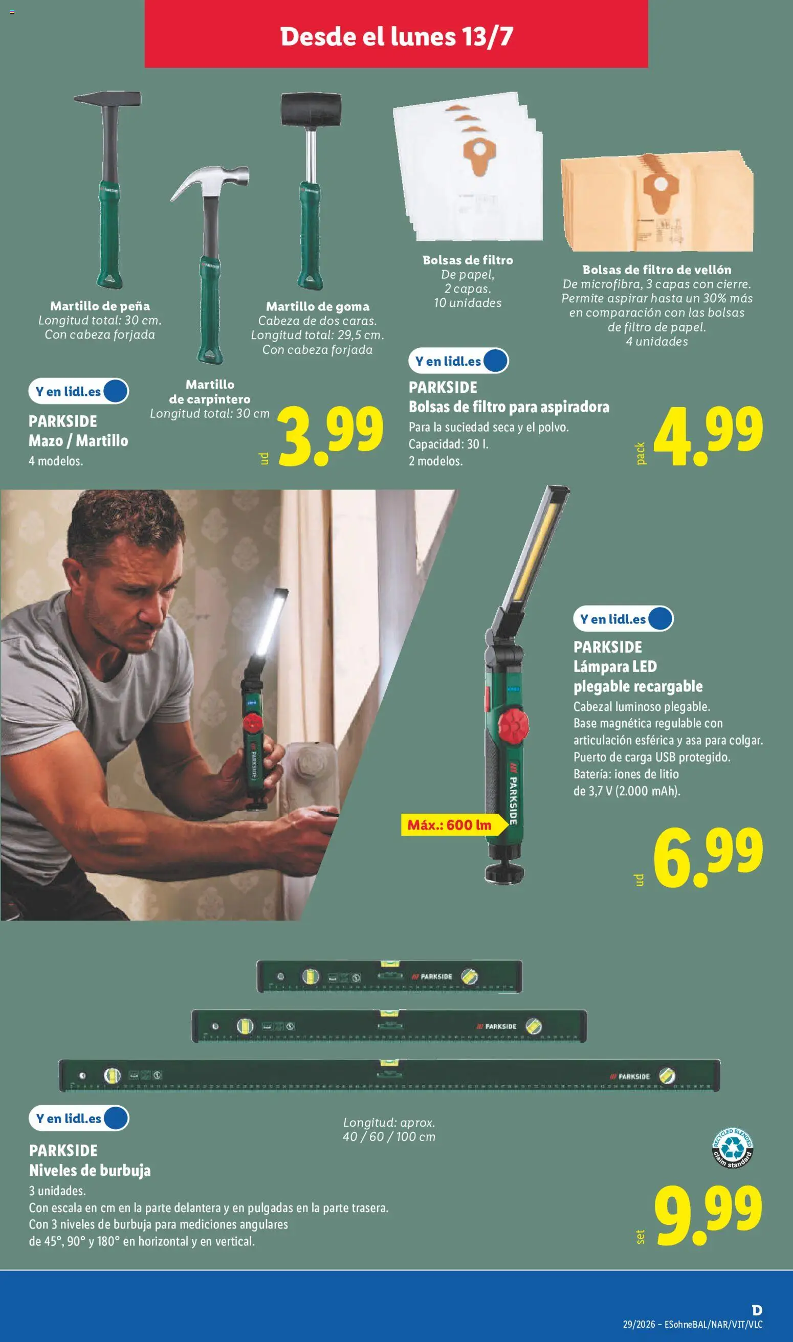 Lidl folleto de bazar │ válido desde el 13/07/2026 | Página: 15